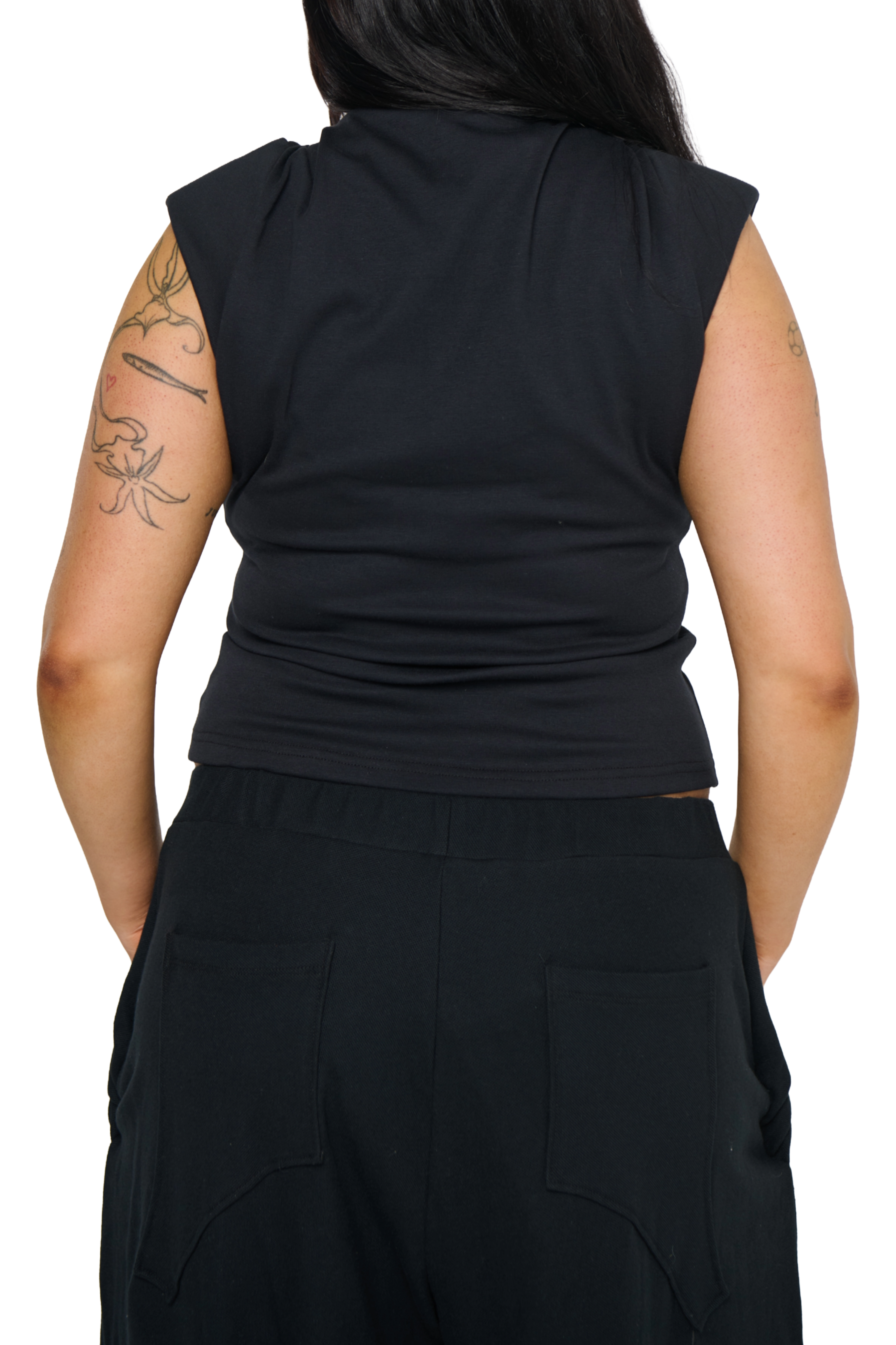 Twisted t-shirt - black