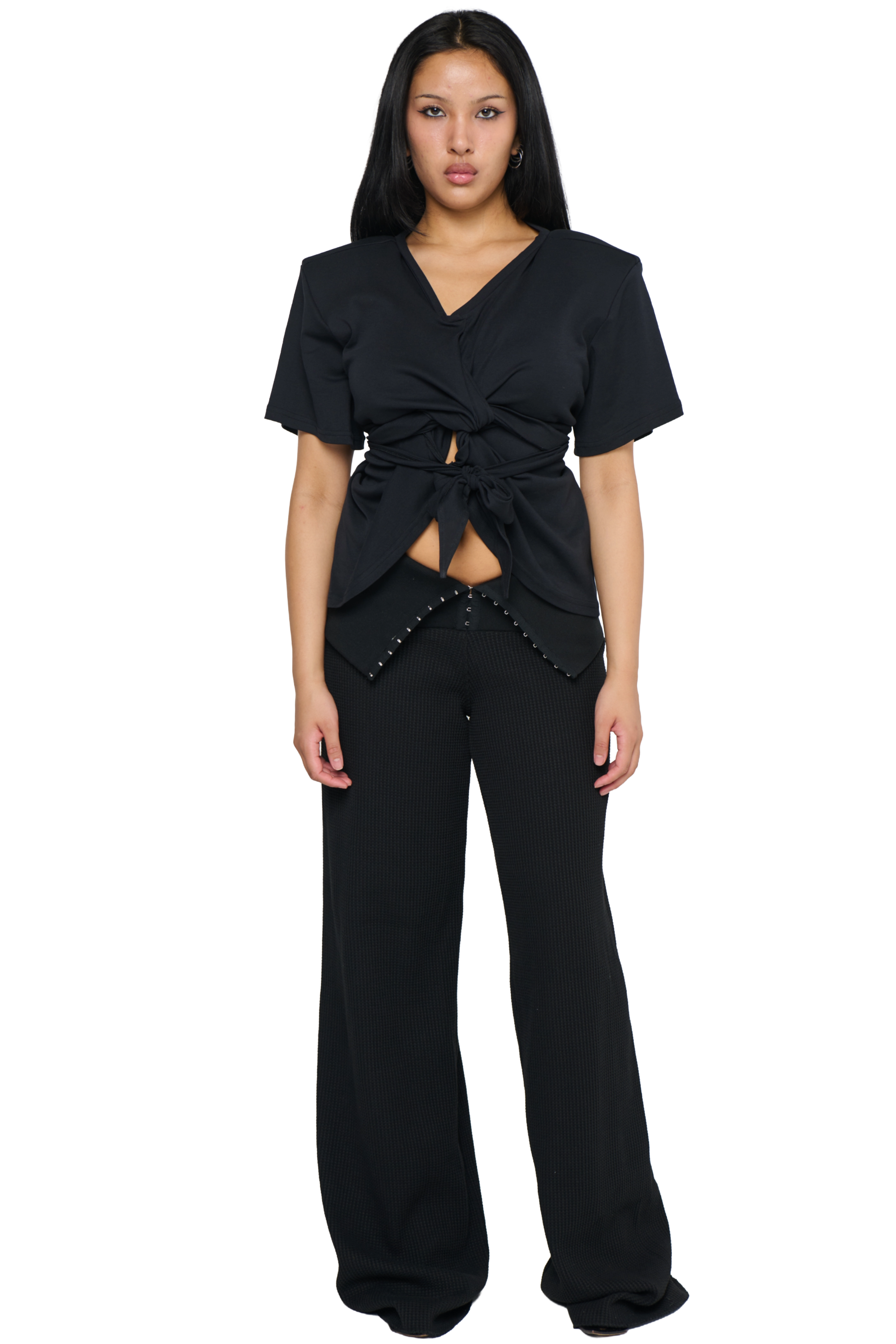 Scrunch t-shirt - black