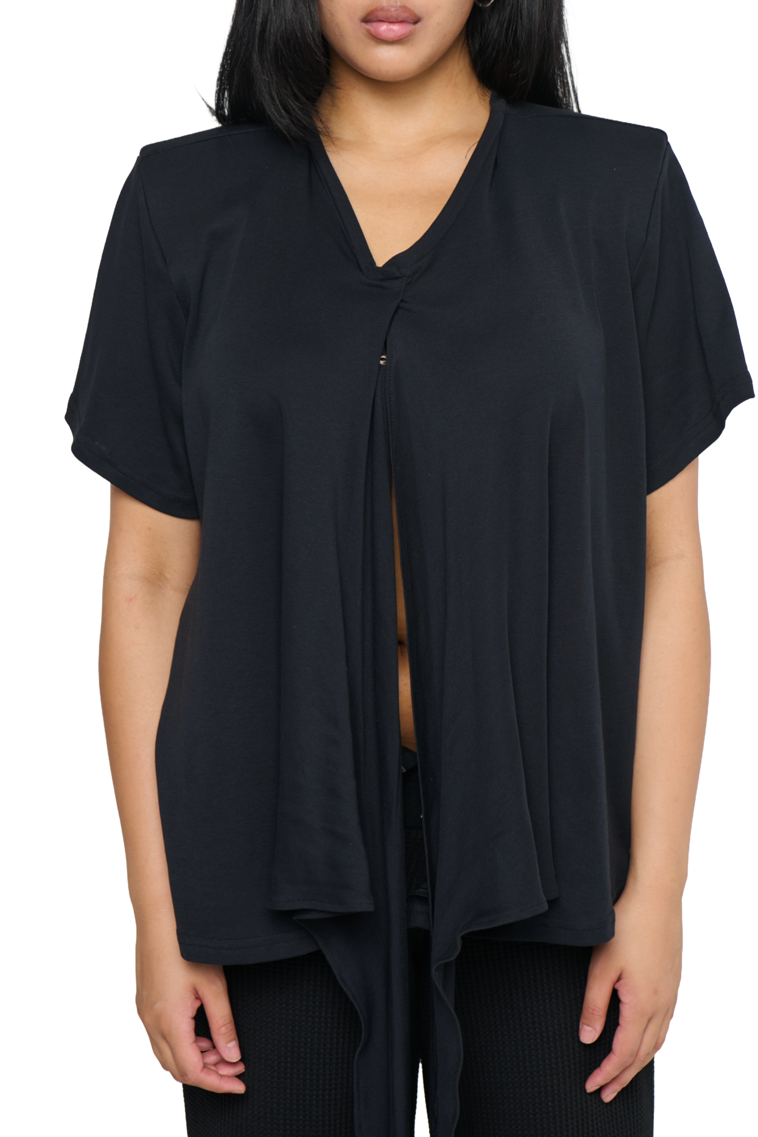 Scrunch t-shirt - black
