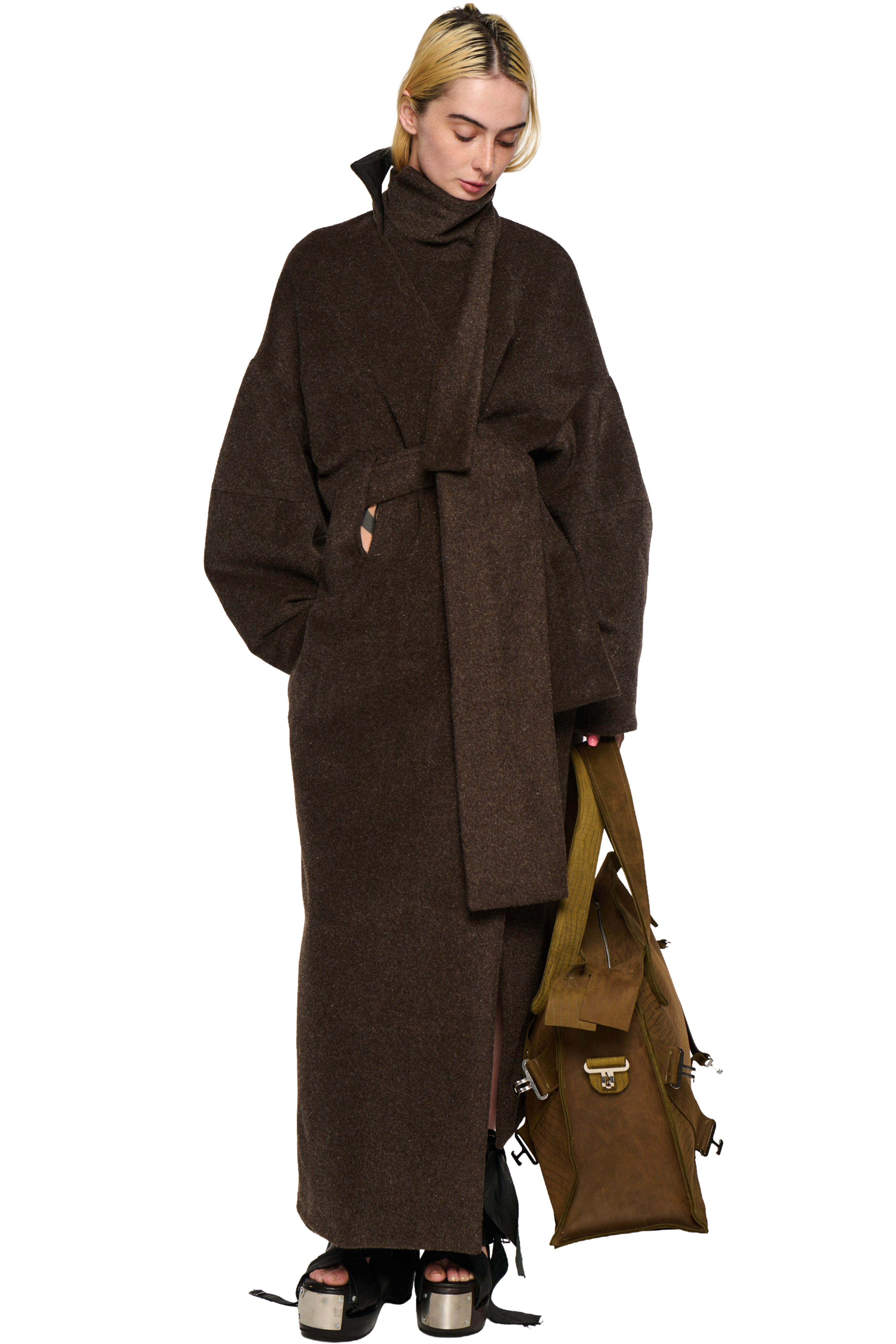 Manola coat - brown (deep brown)