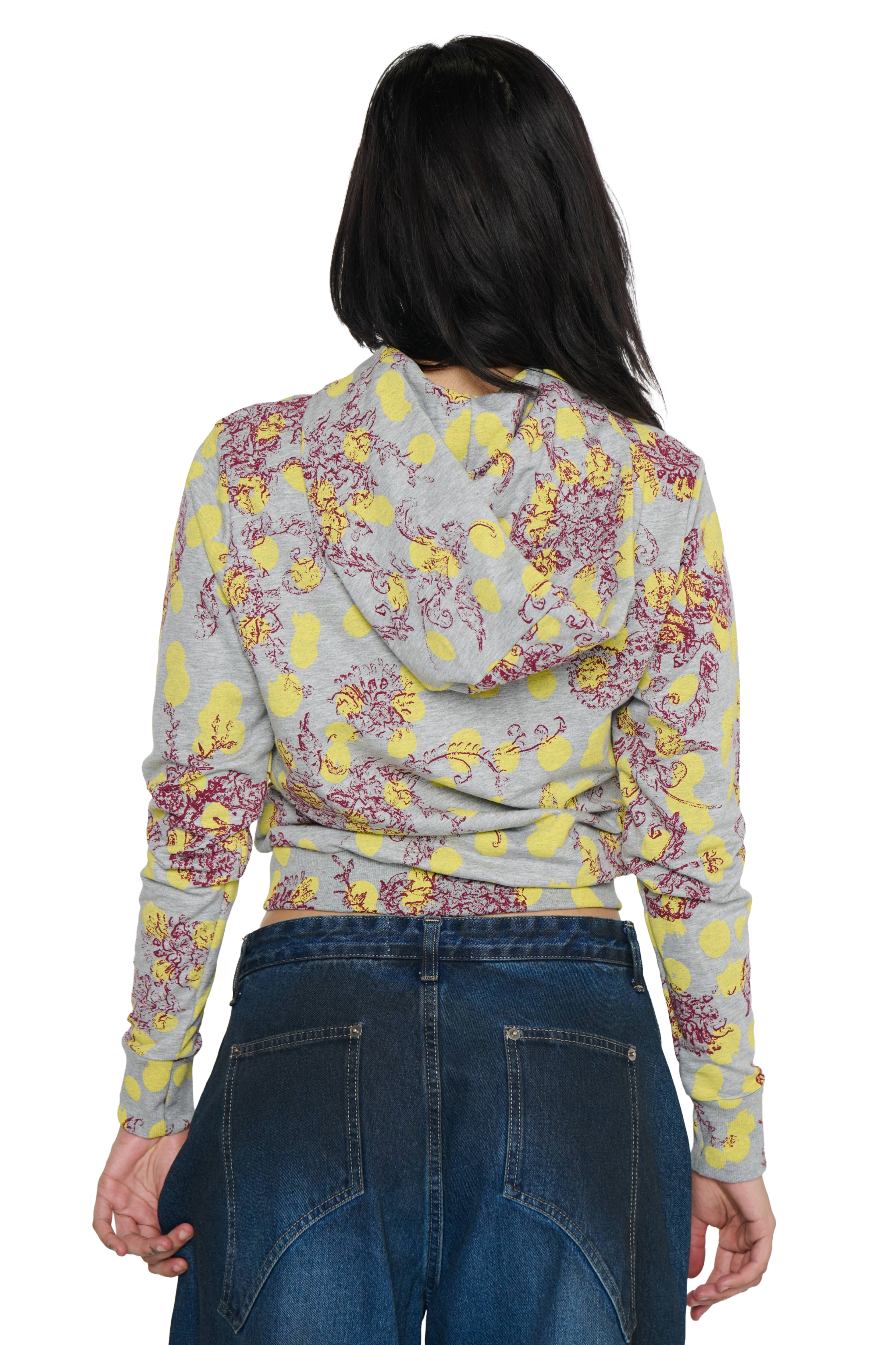 Polka-dot jacket - grey/yellow