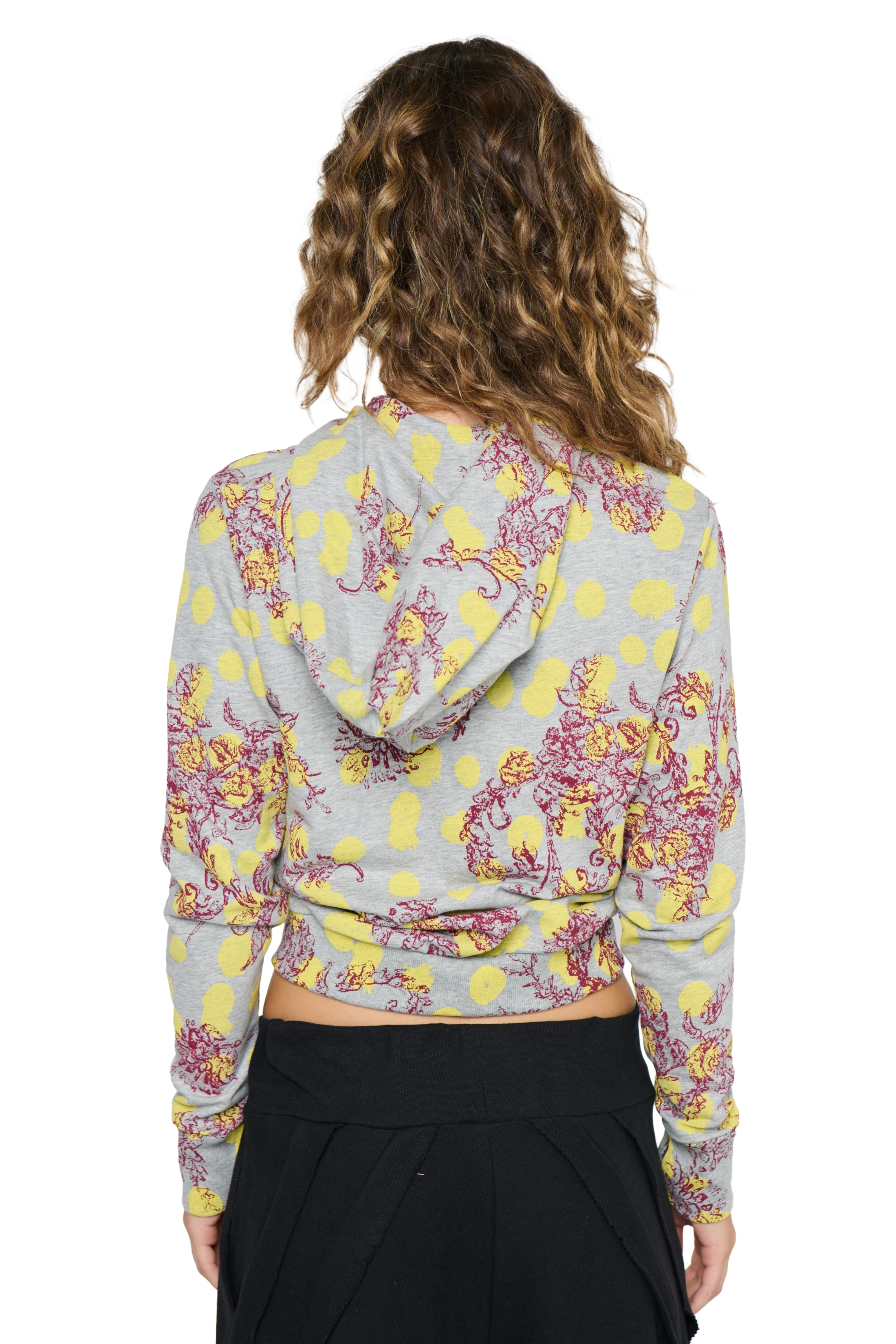 Polka-dot jacket - grey/yellow