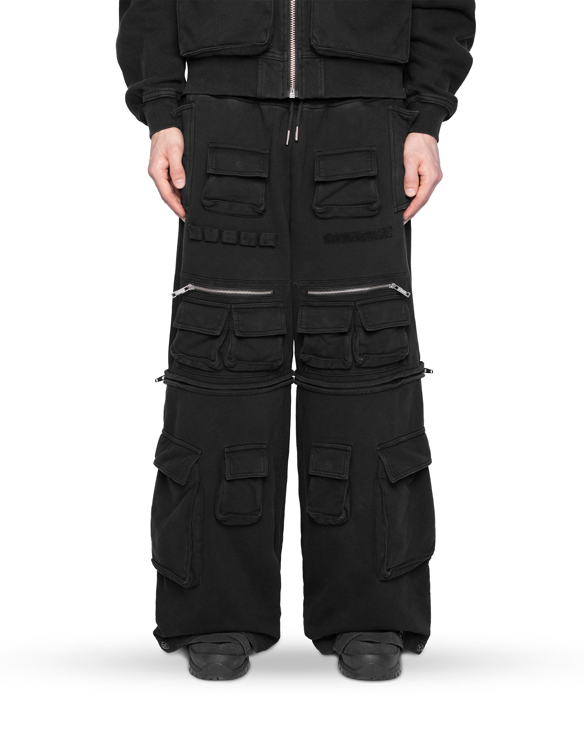 Convertible utility sweatpants