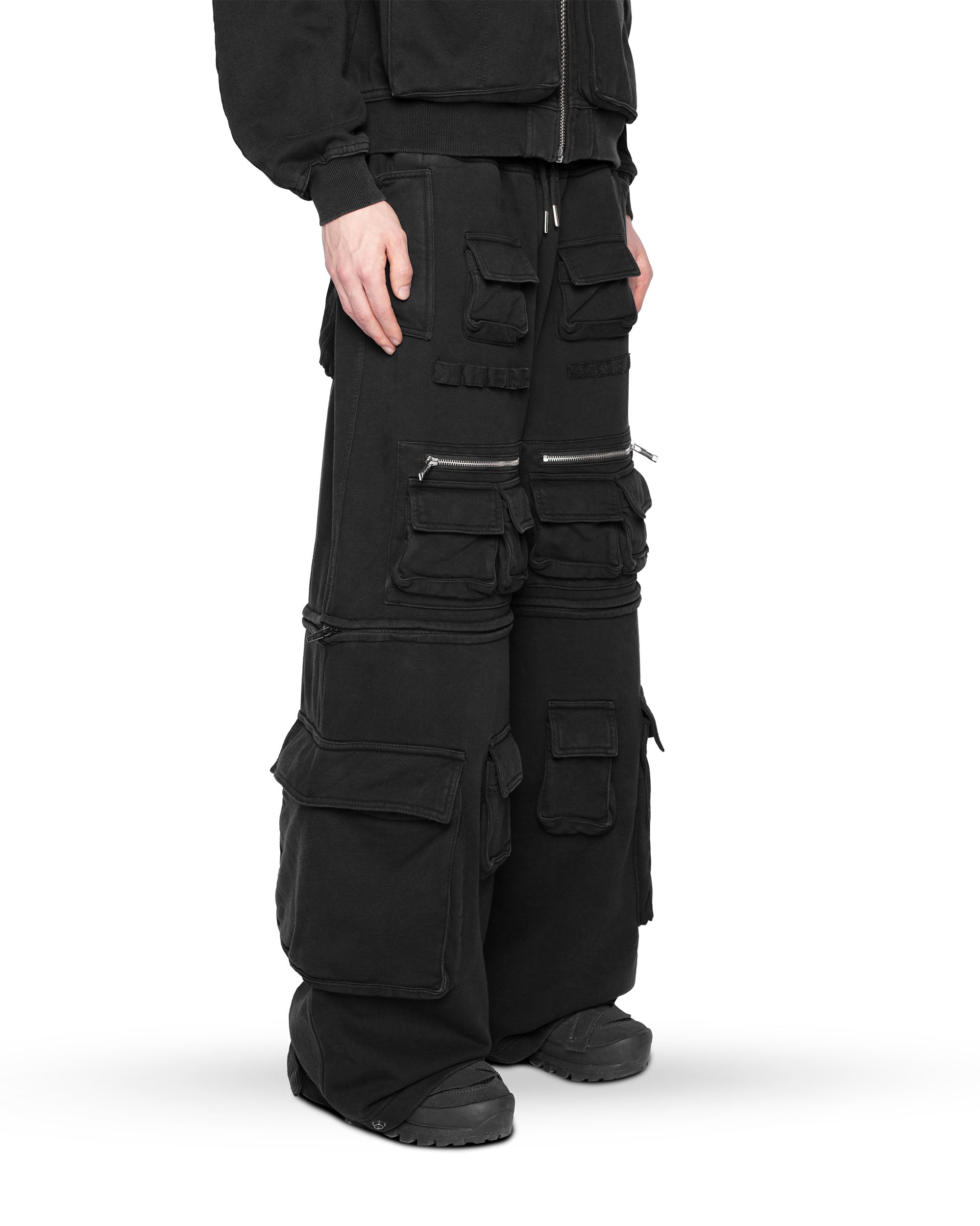 Convertible utility sweatpants