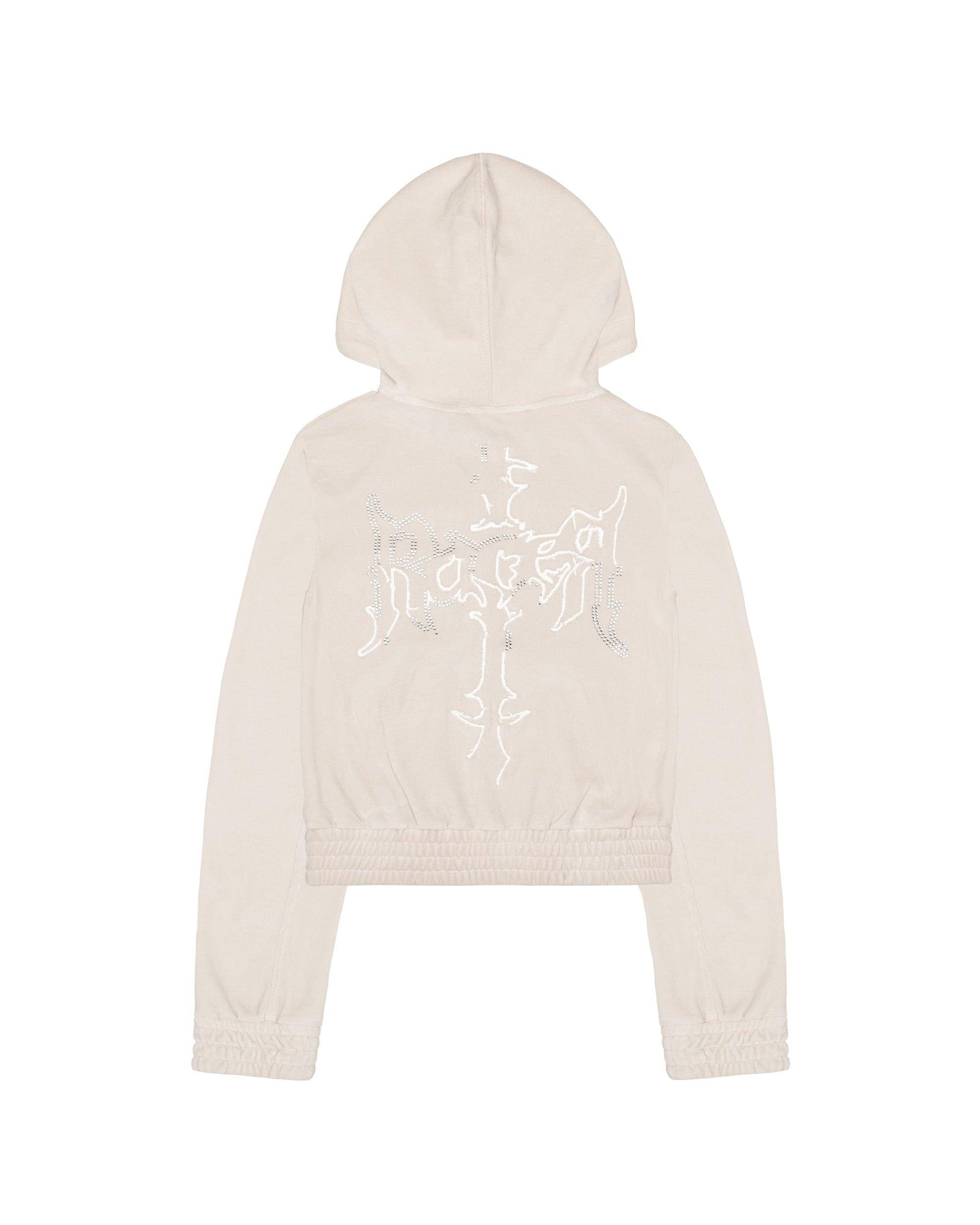 Velour hoodie