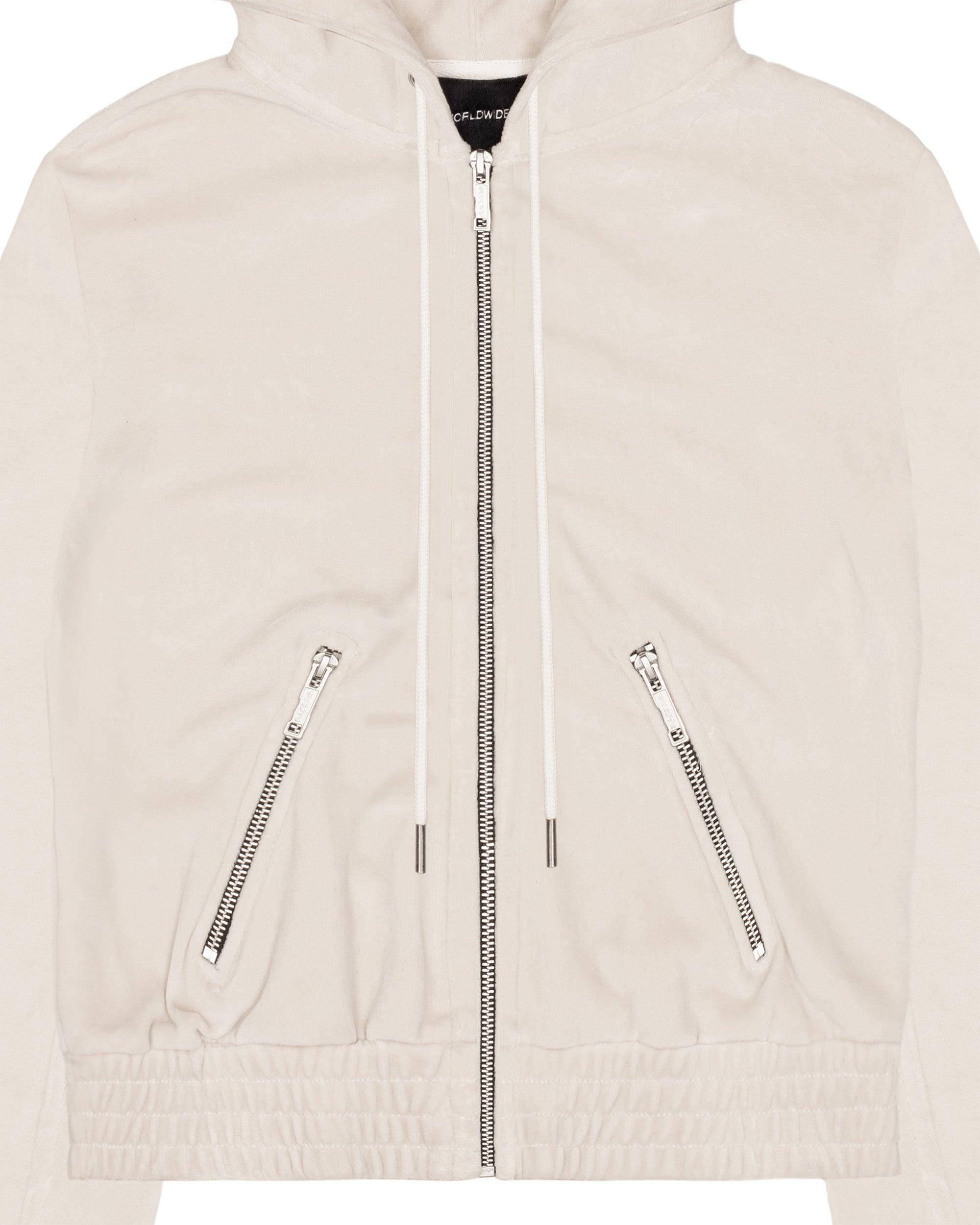 Velour hoodie
