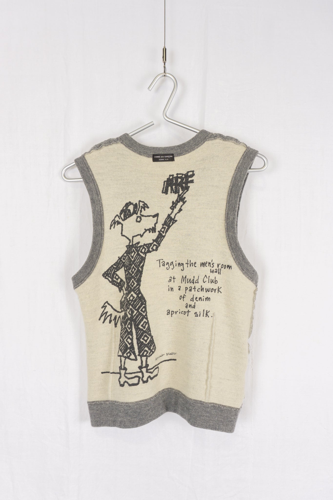 Comme des garçons homme plus s/s 2004 wool vest