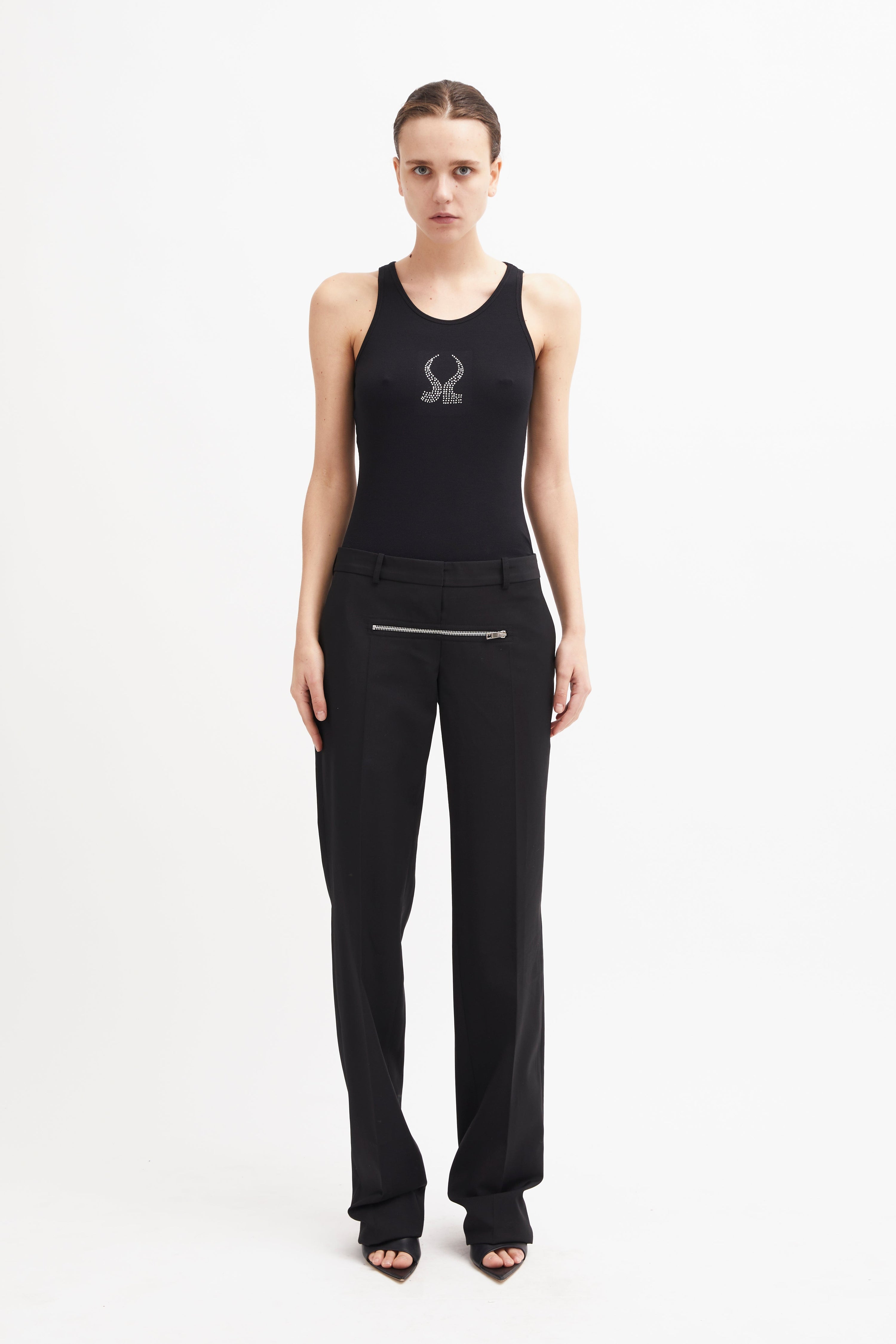Ticker tank top 12305 black