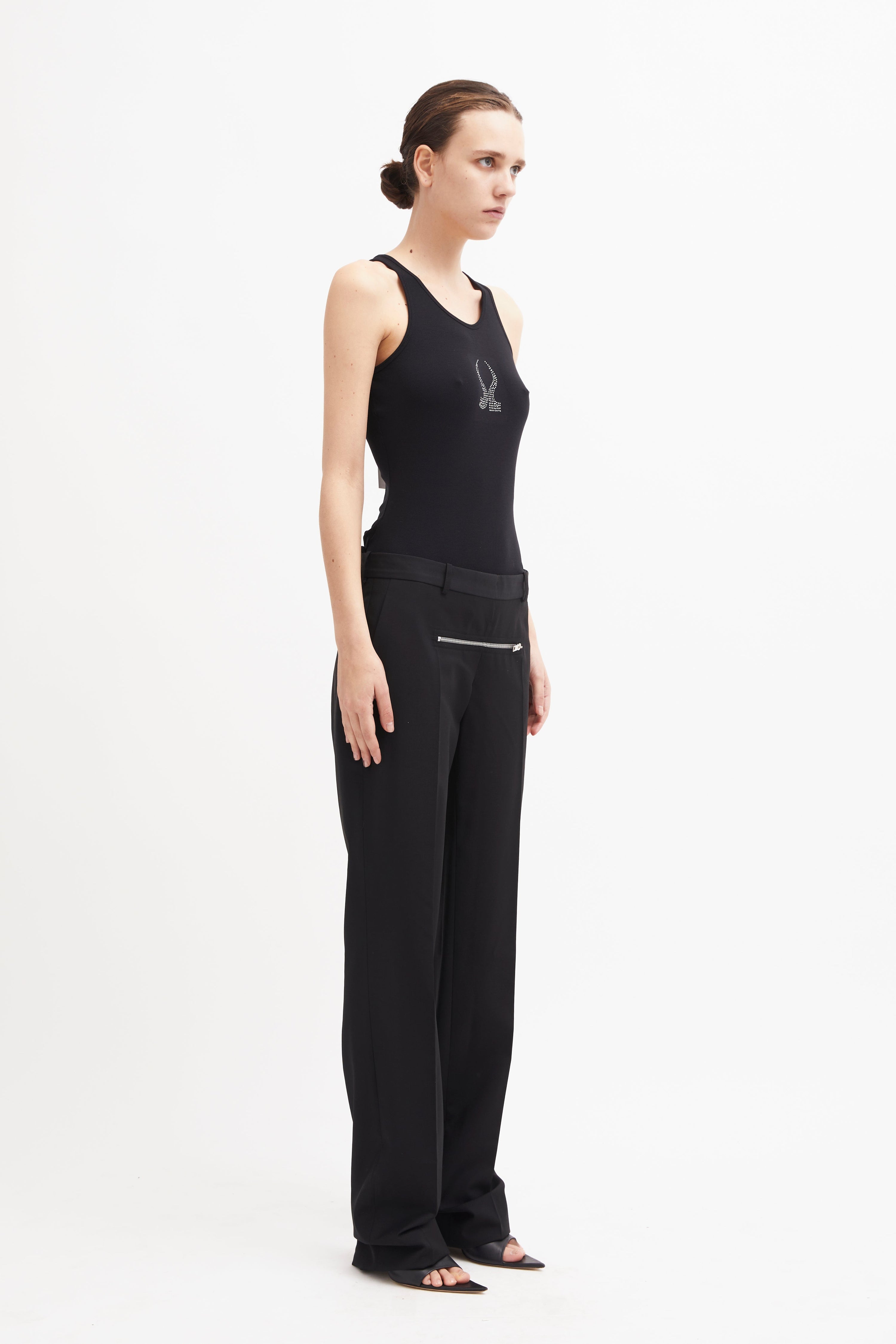 Ticker tank top 12305 black