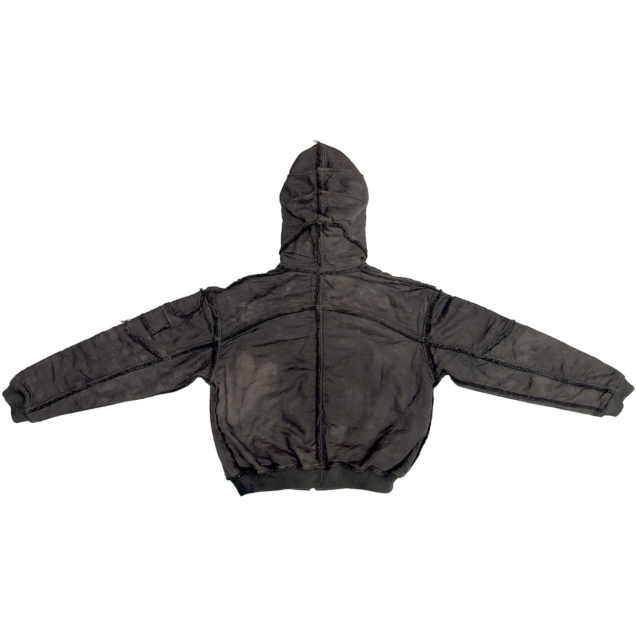 Mourning army hoodie - warm grey
