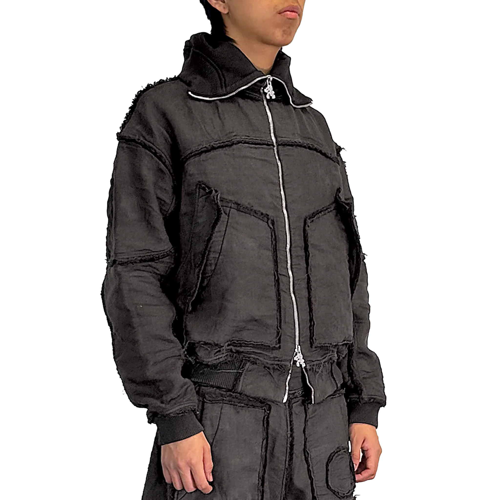 Mourning army hoodie - warm grey