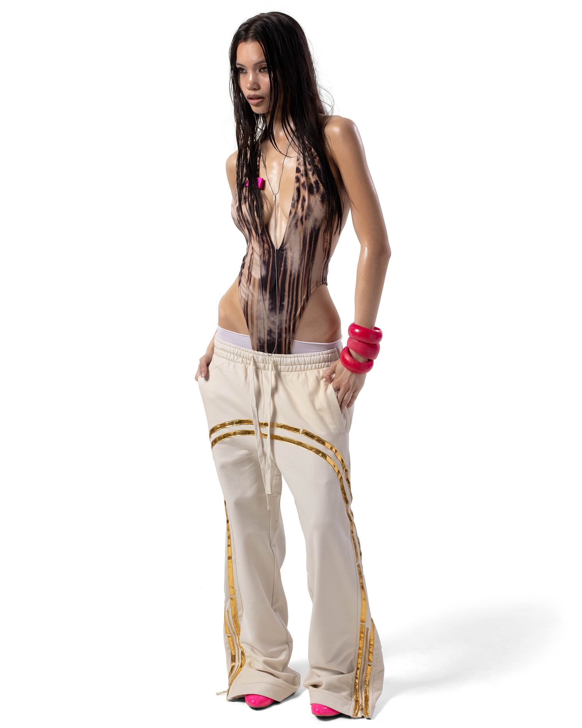 Glitch leo bodysuit