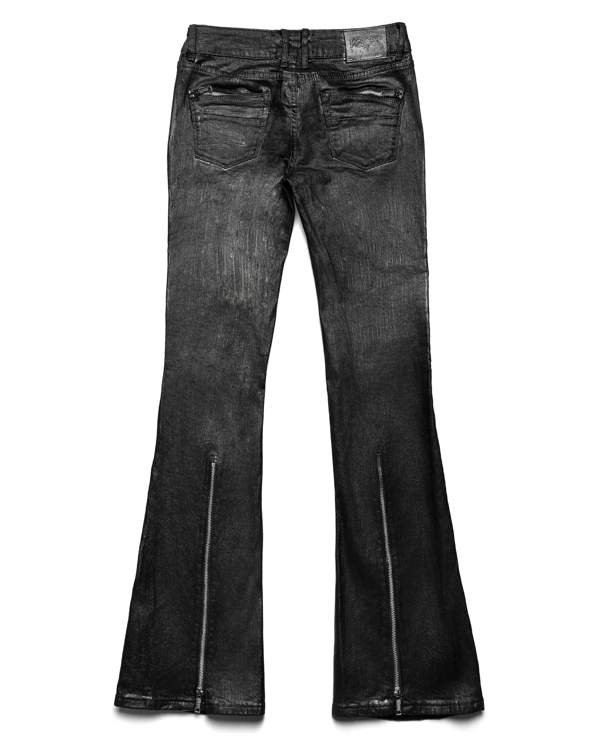 Wax flared jeans