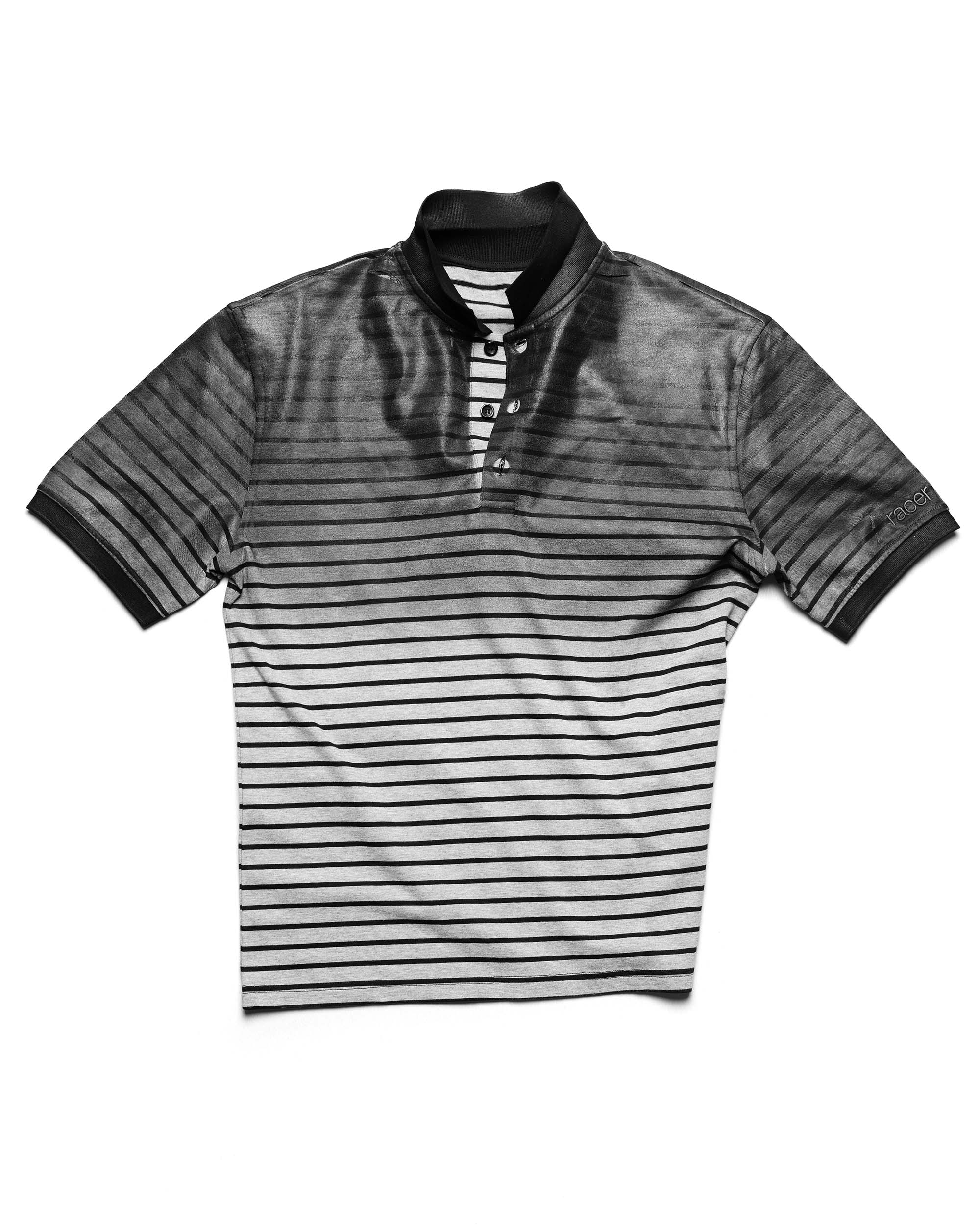 Gradient wax polo