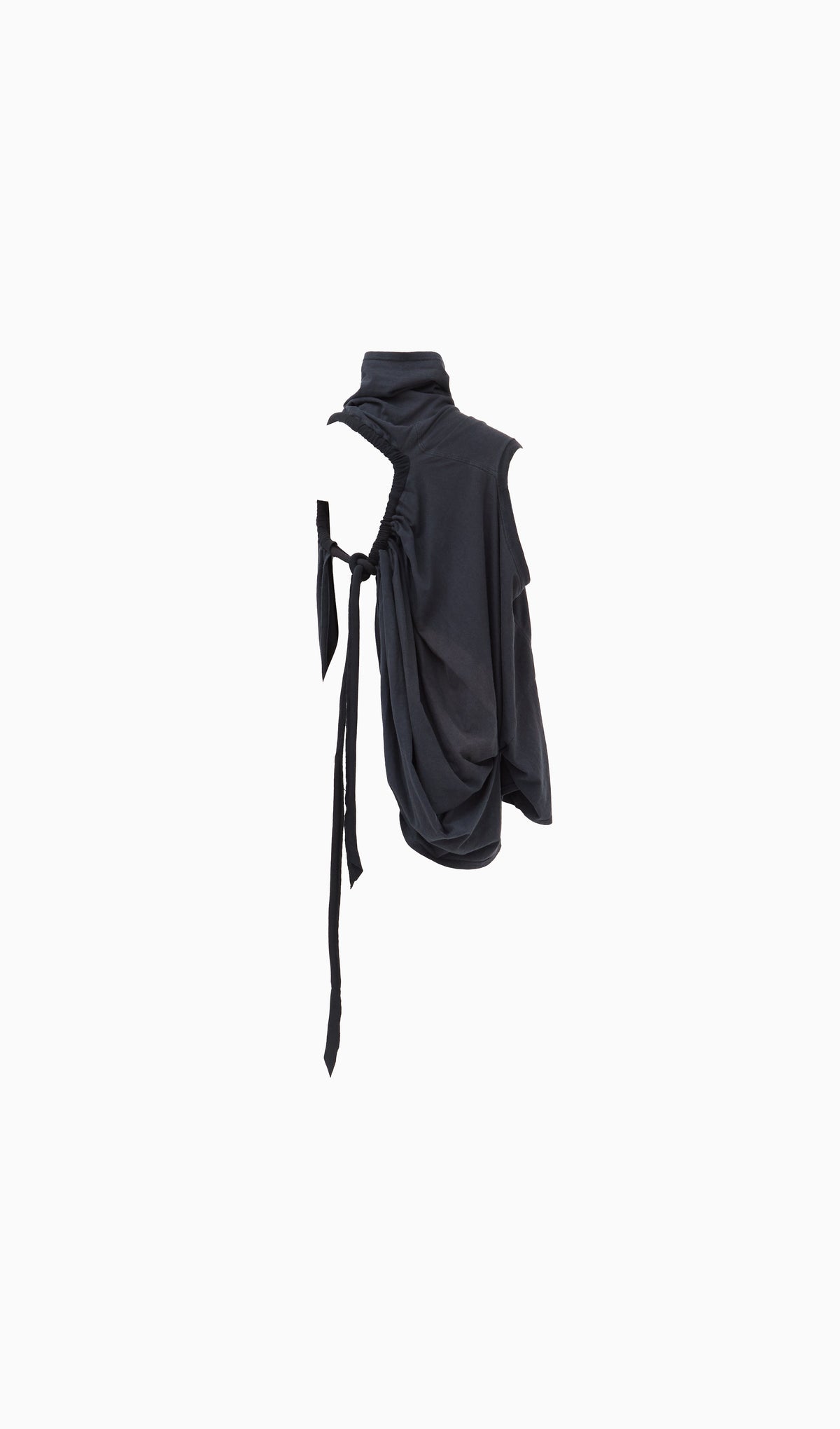 Piped & draped ts top
