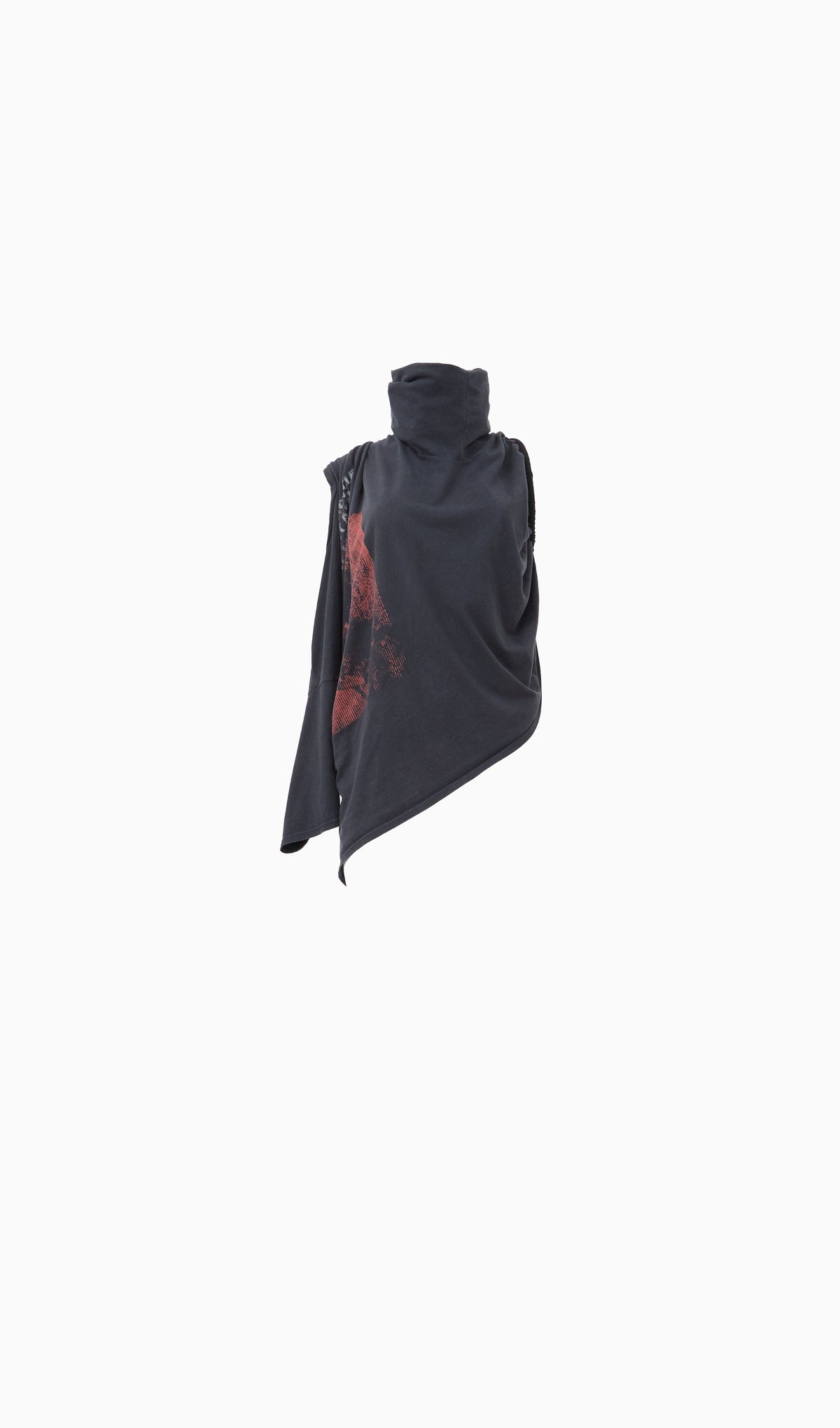 Piped & draped ts top