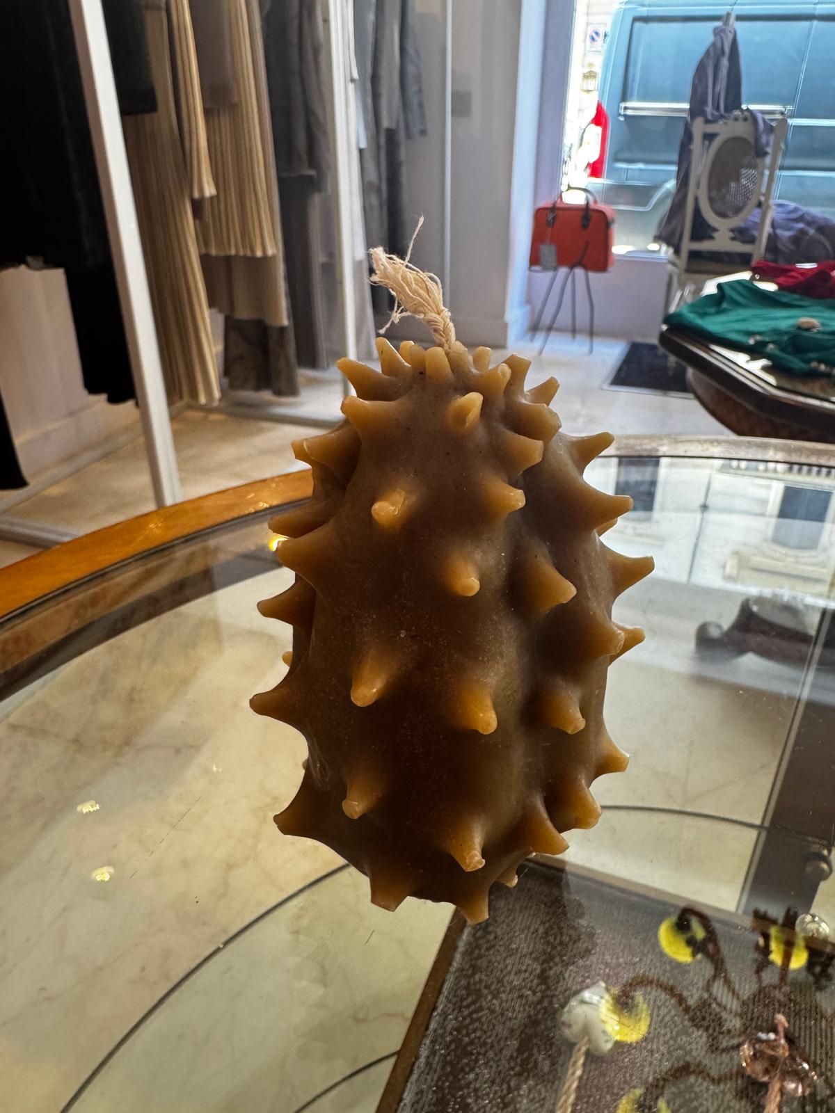 Kiwano beeswax candles
