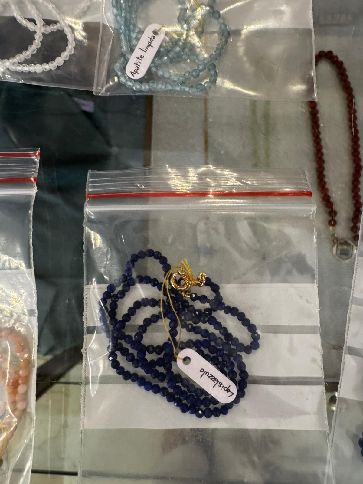 Collana coloris lapislazzulo