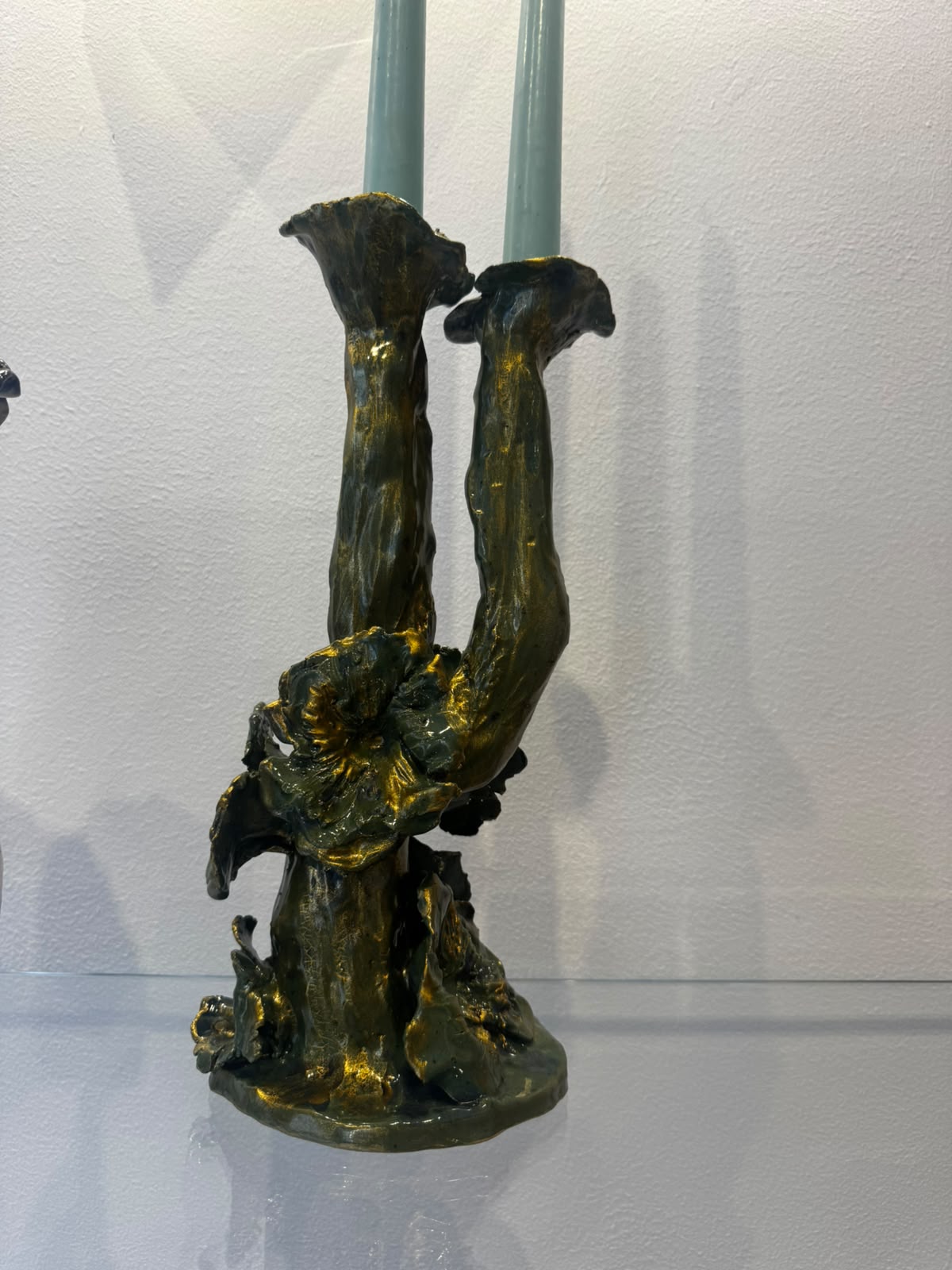 Saskia candelabro verde