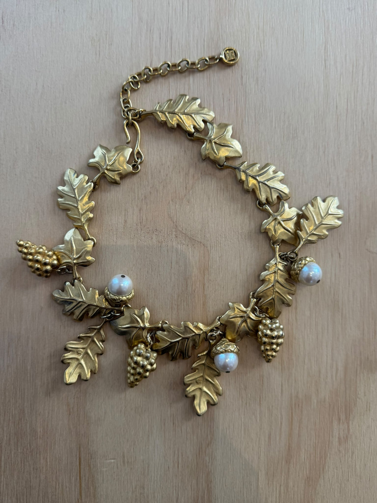 Givenchy grape necklace 1990s