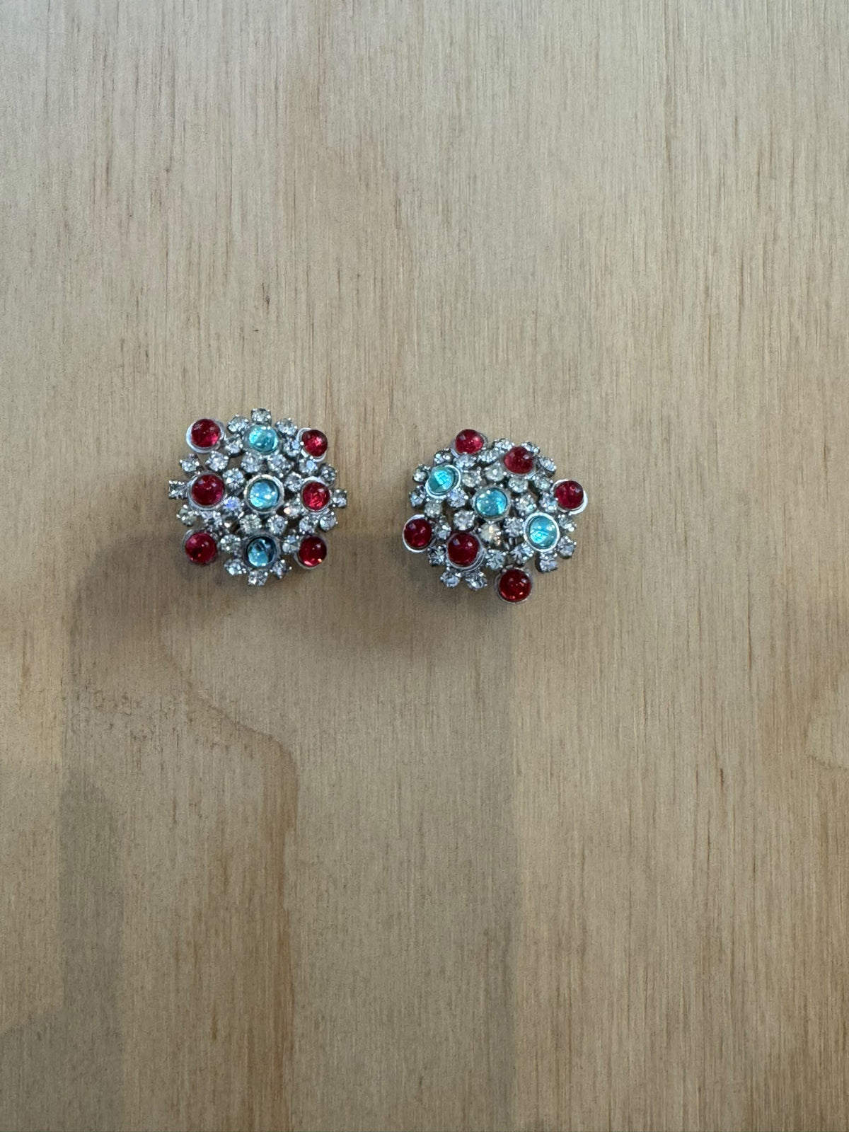 Dior crystal earrings 1966