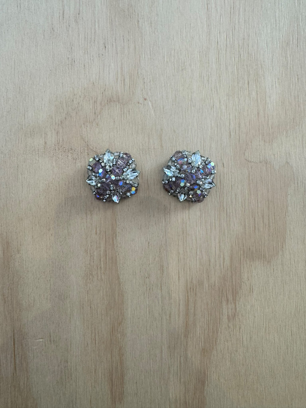 Crystal earrings 1960
