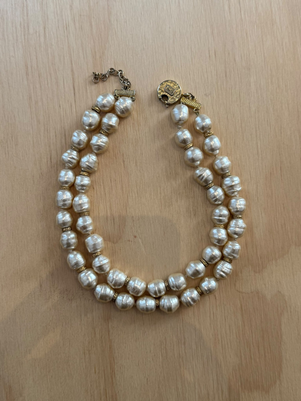 Ysl pearl necklace 1970/80