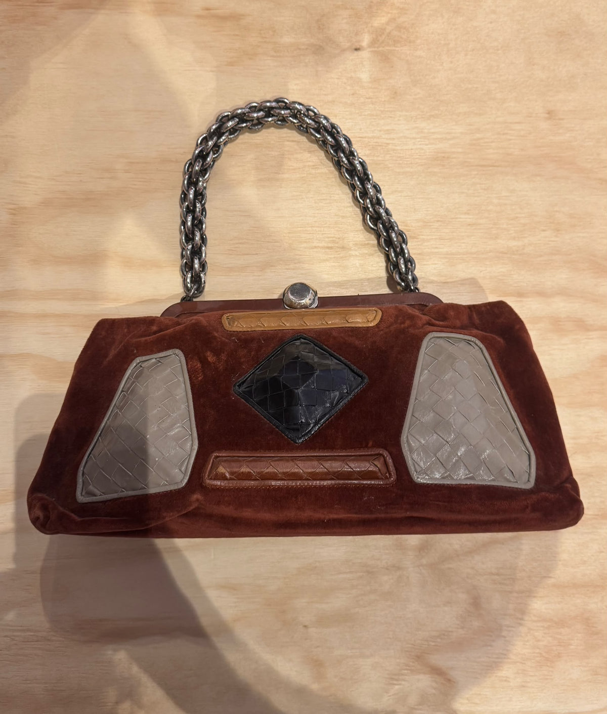 Bottega veneta intrecciato chain bag
