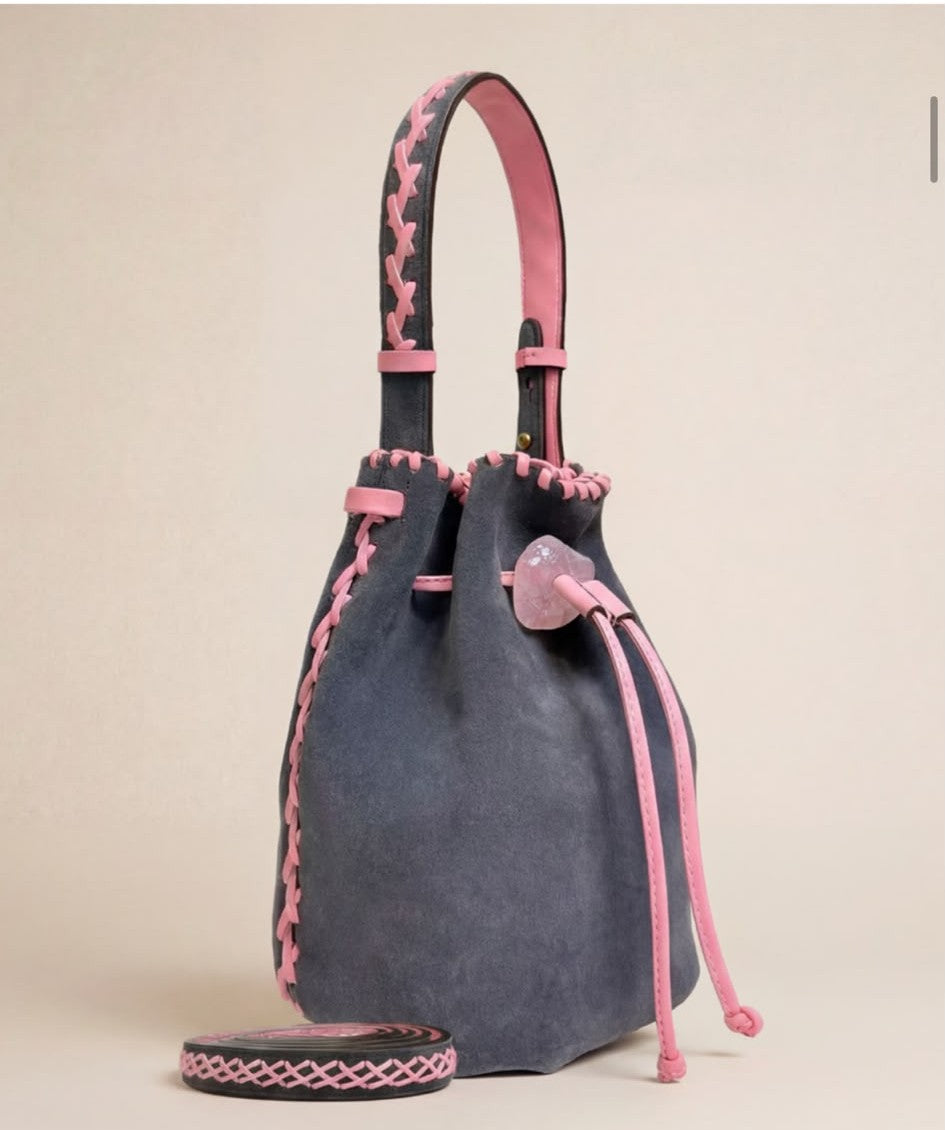 Iacobella nirmala suede bag - grey