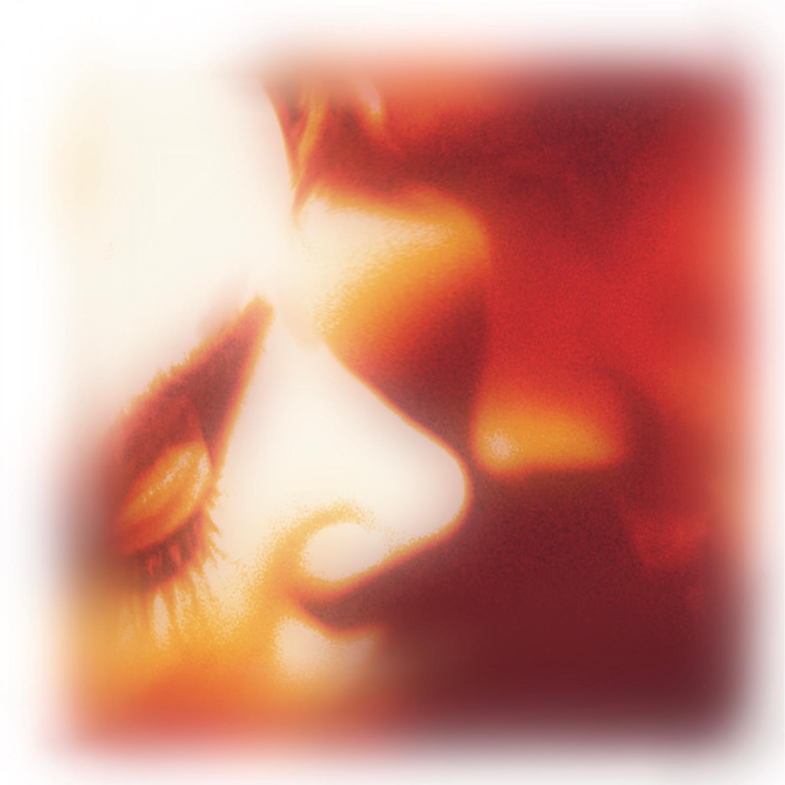 Eternal scarf - red orange