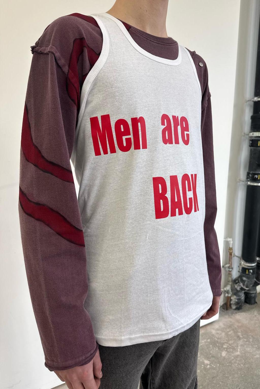 Men are so back tank top