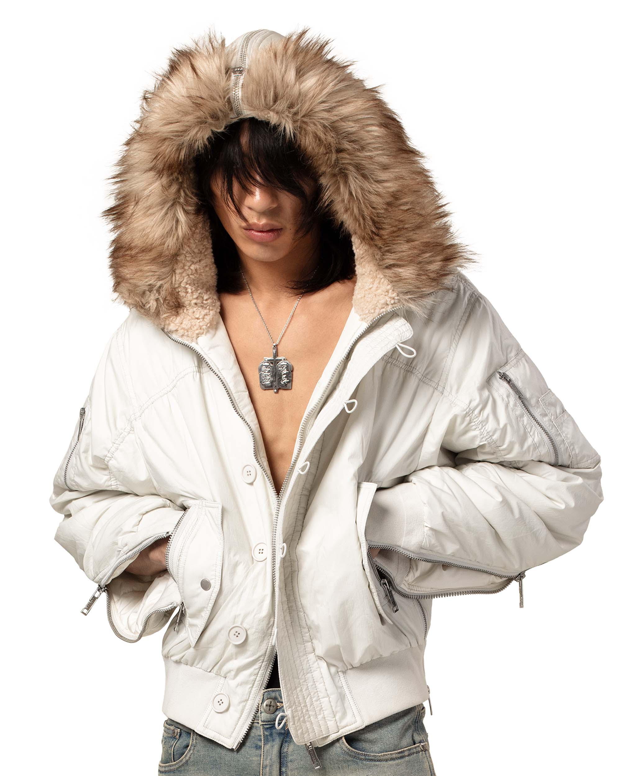 Translucent aviator bomber