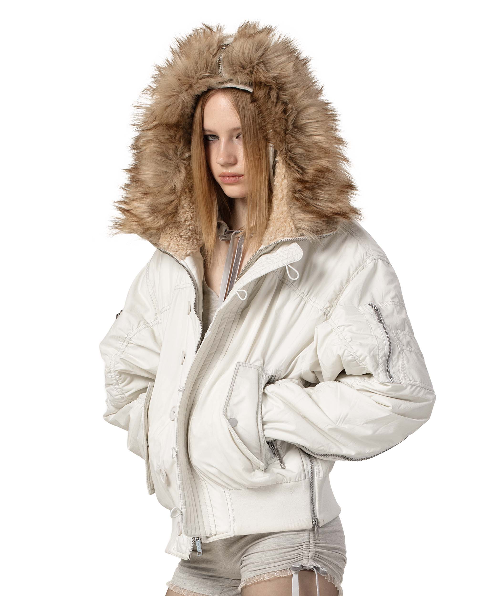 Translucent aviator bomber
