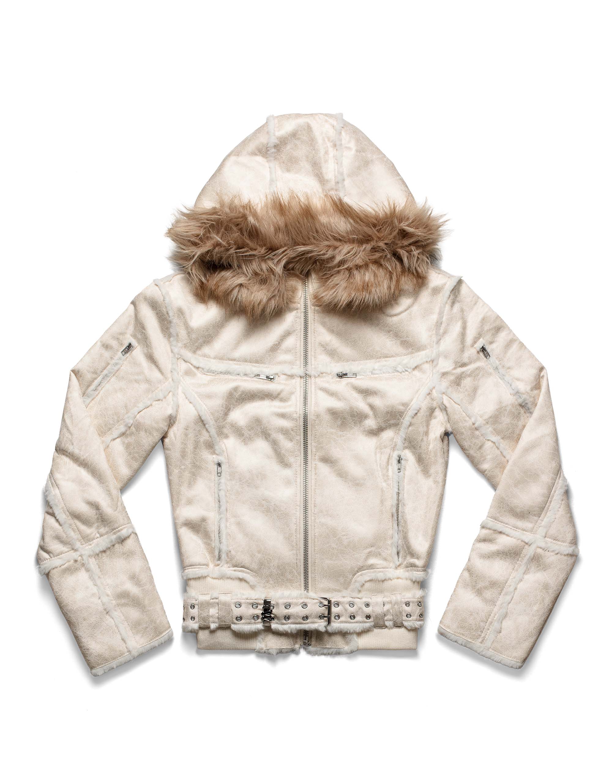 Snow sheepskin jacket
