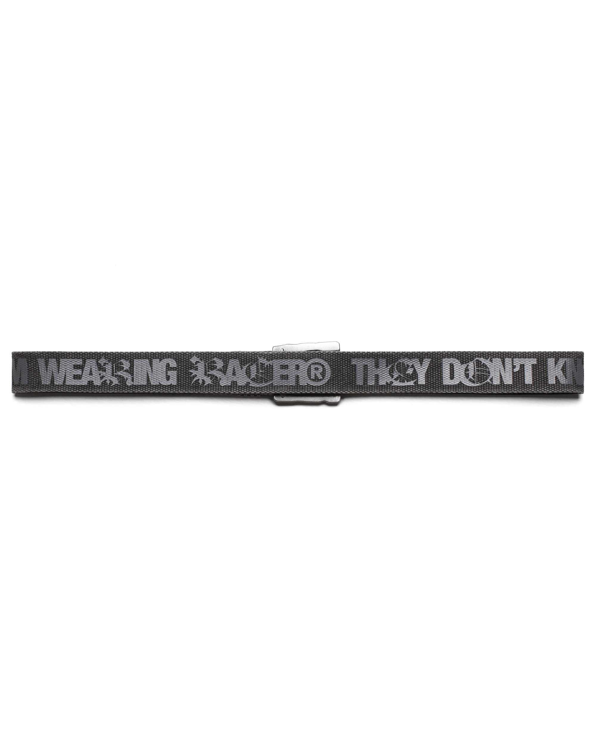 They don't know it's racer belt