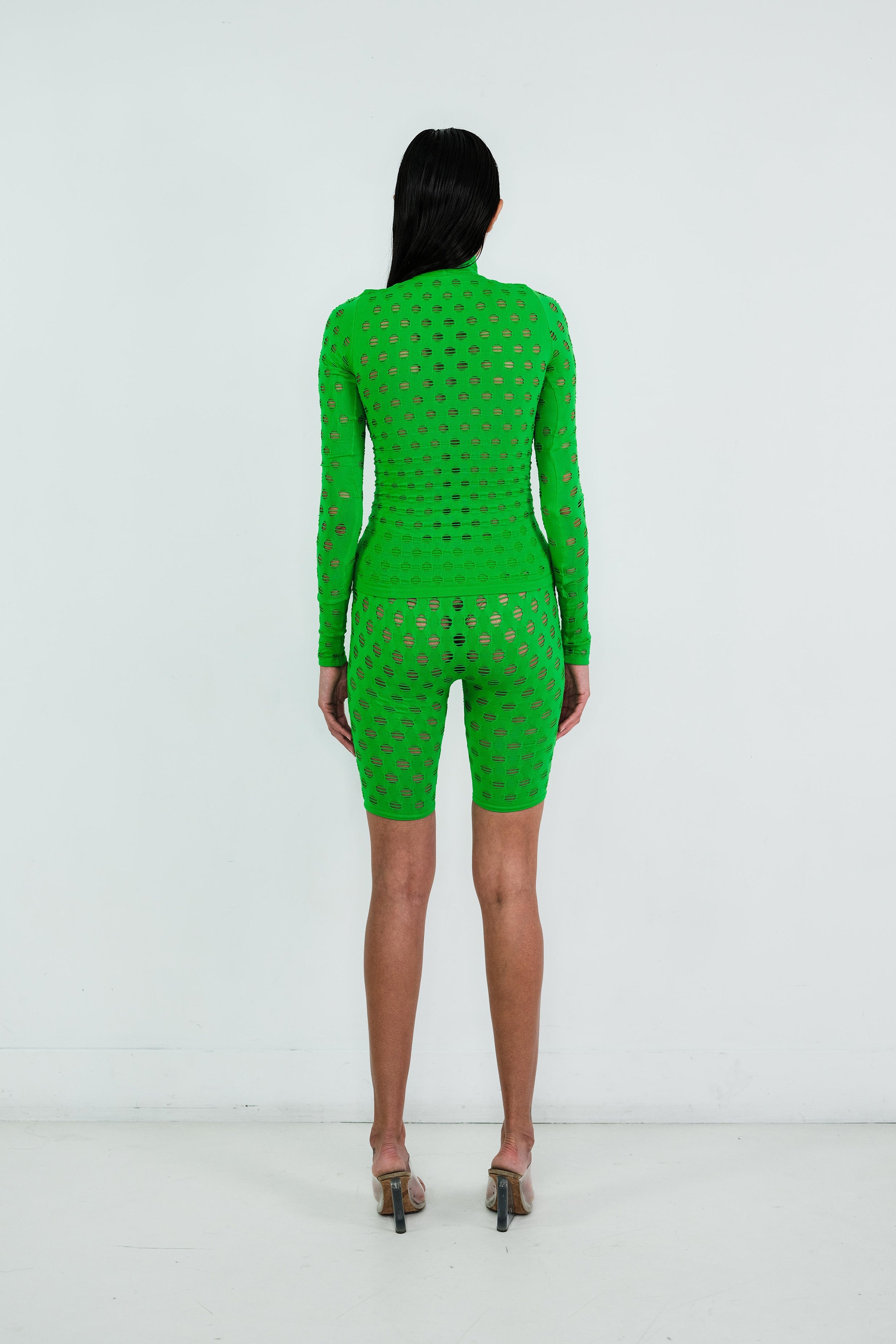 Perforated shorts