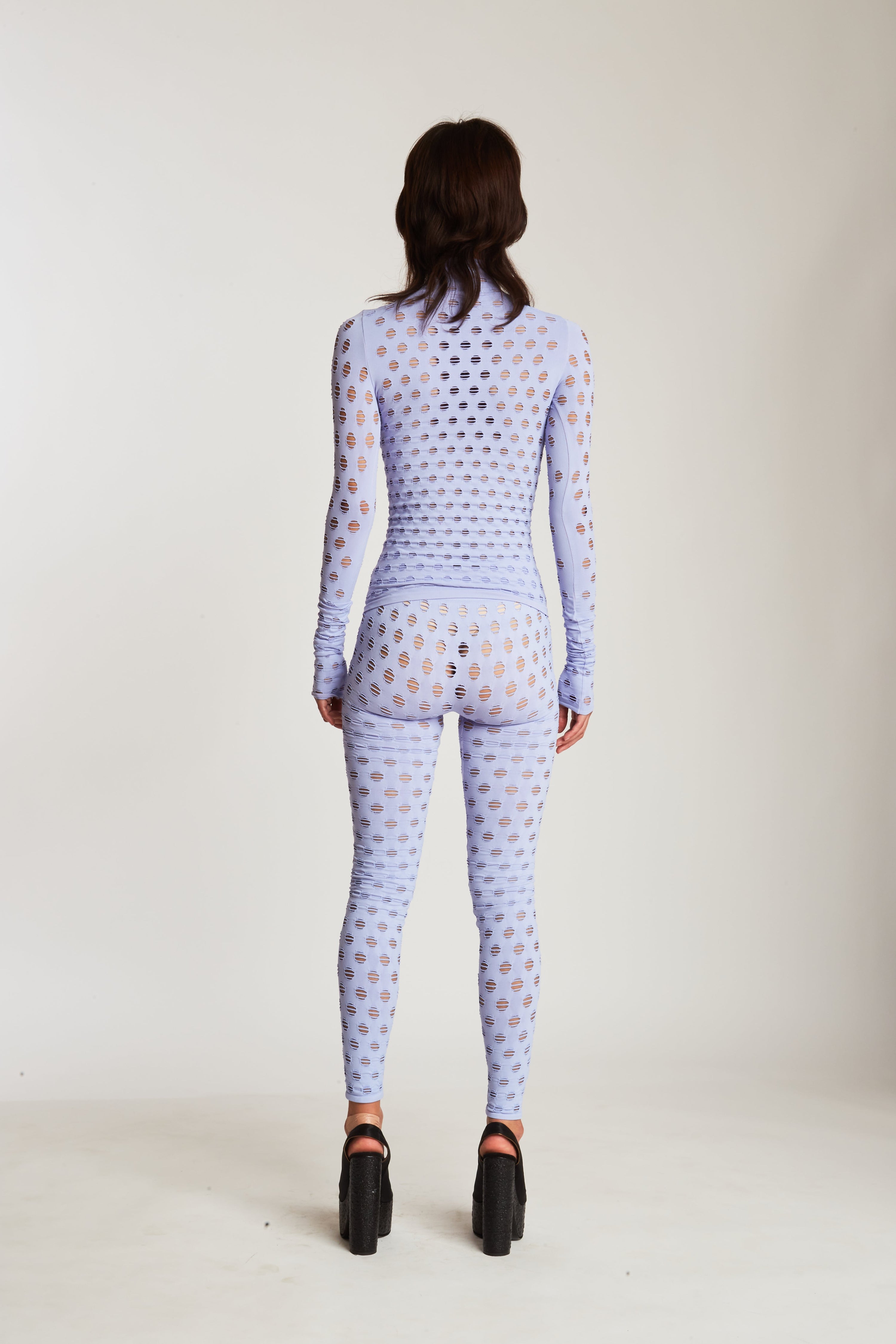 Perforated leggings
