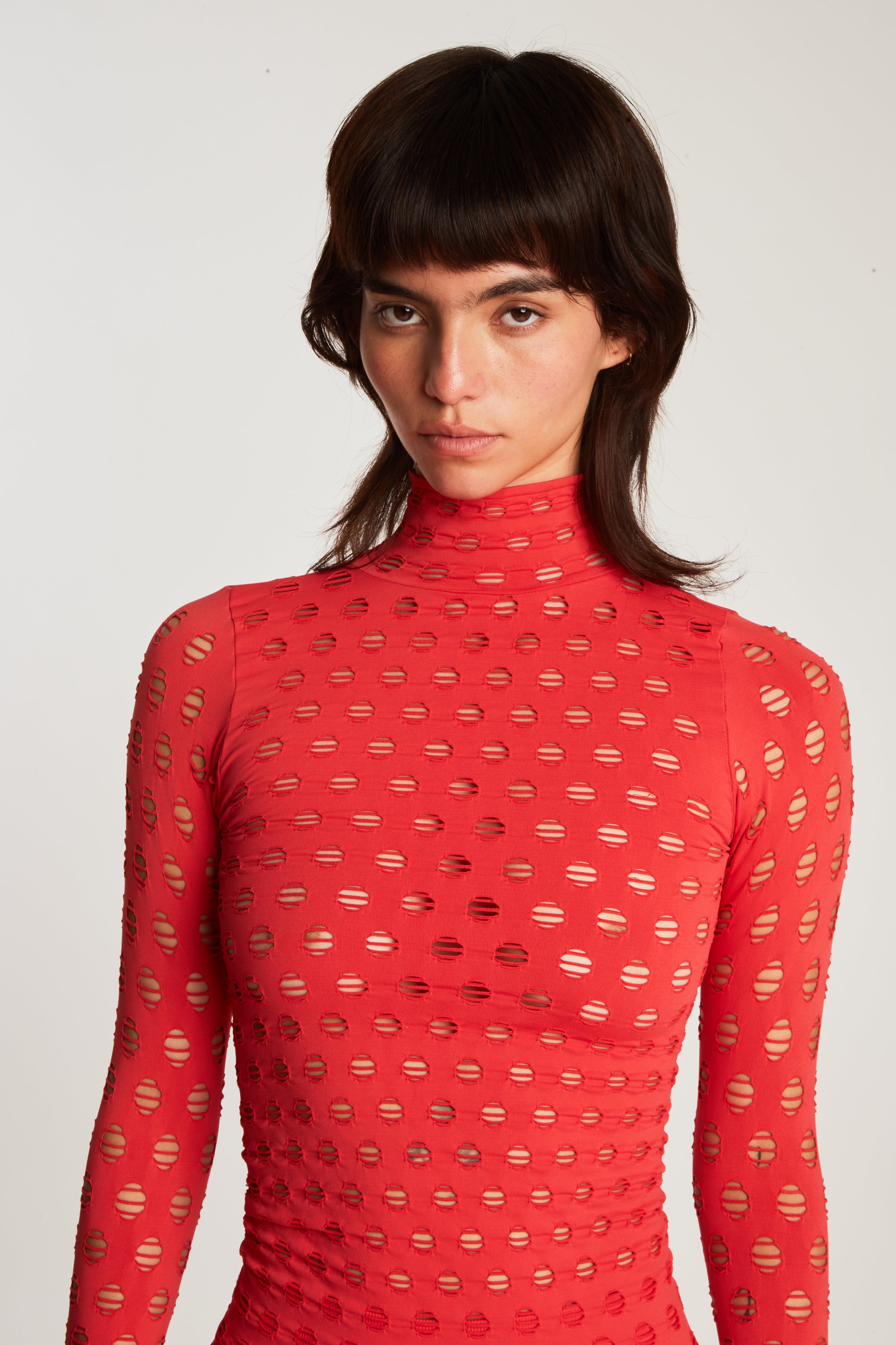 Perforated leggings