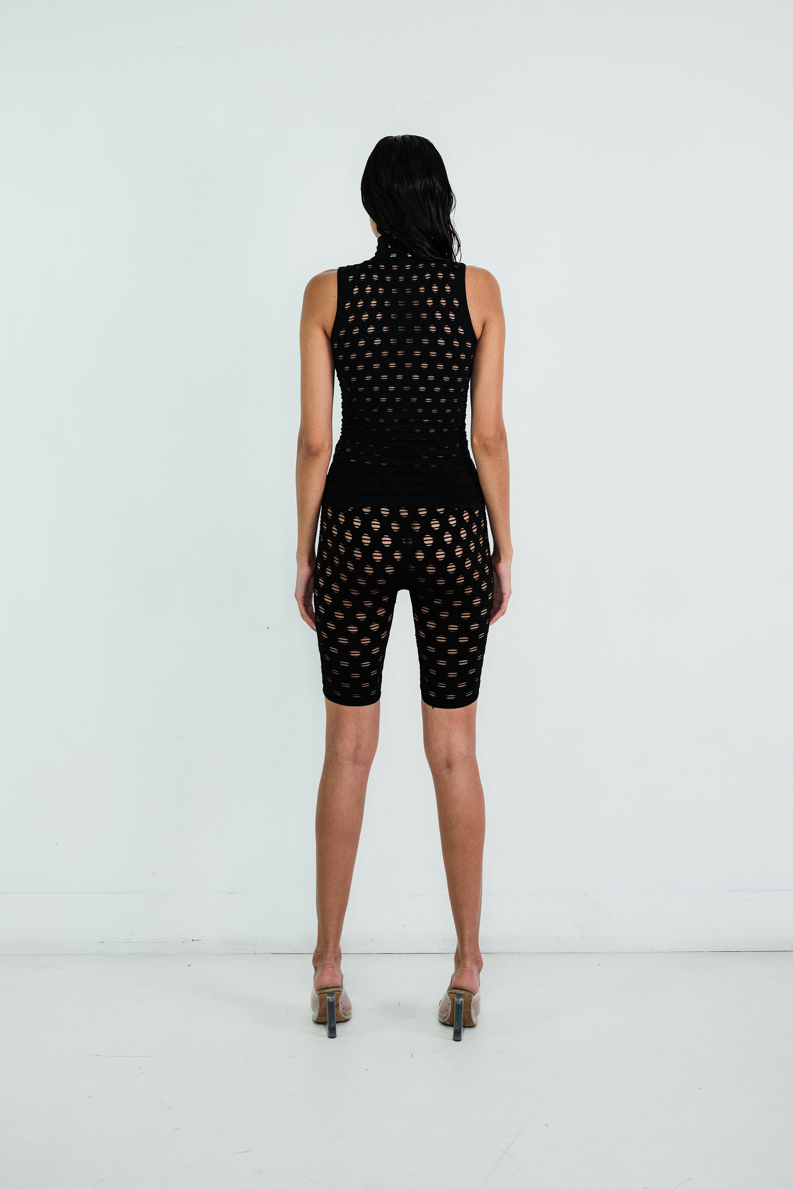 Perforated shorts