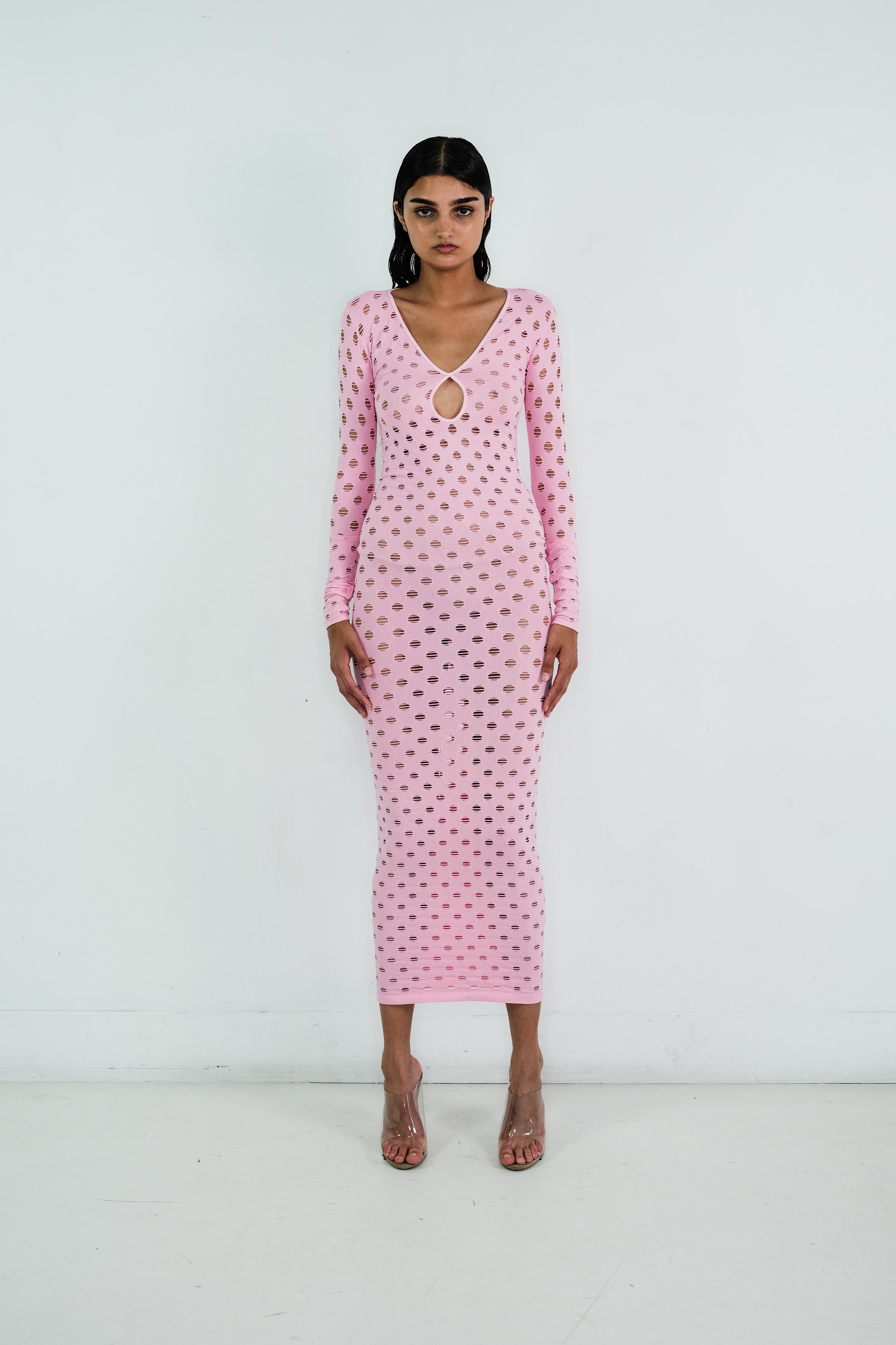 Perforated gown