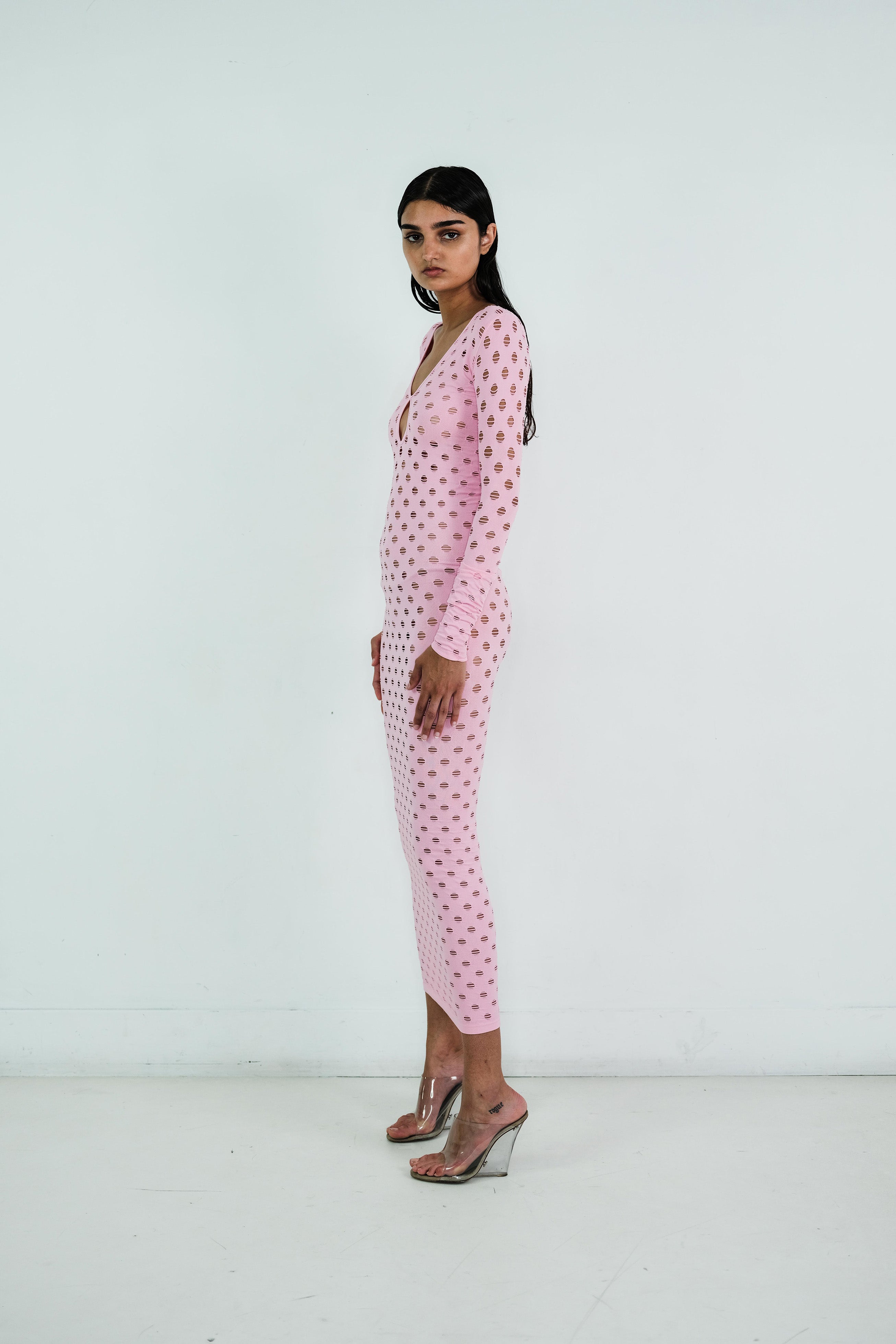 Perforated gown