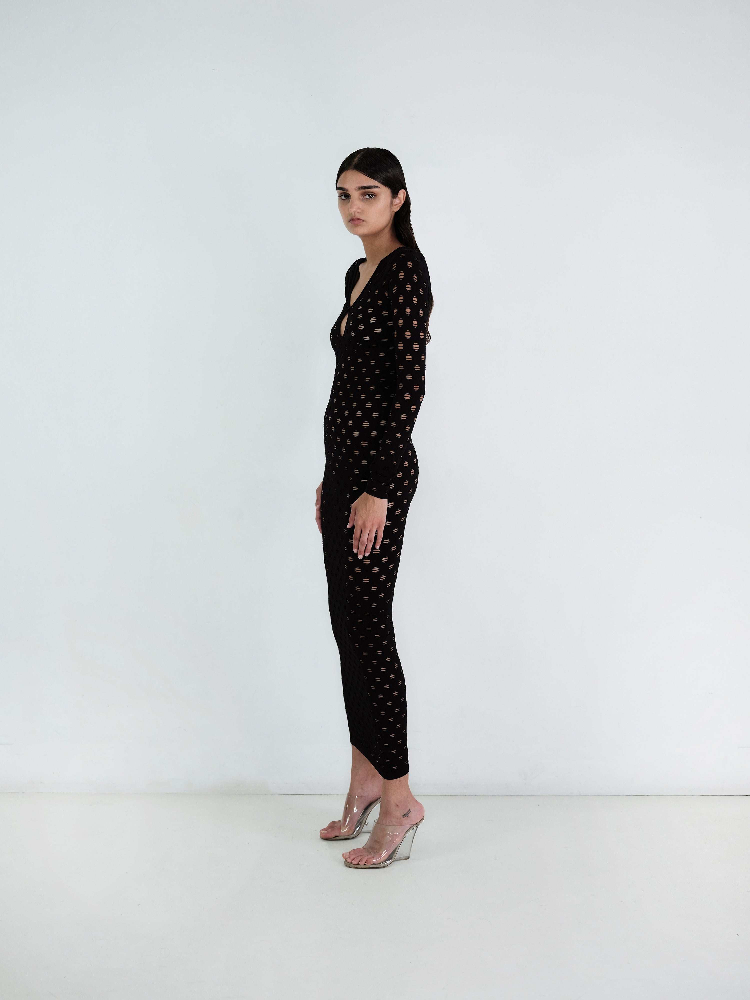 Perforated gown
