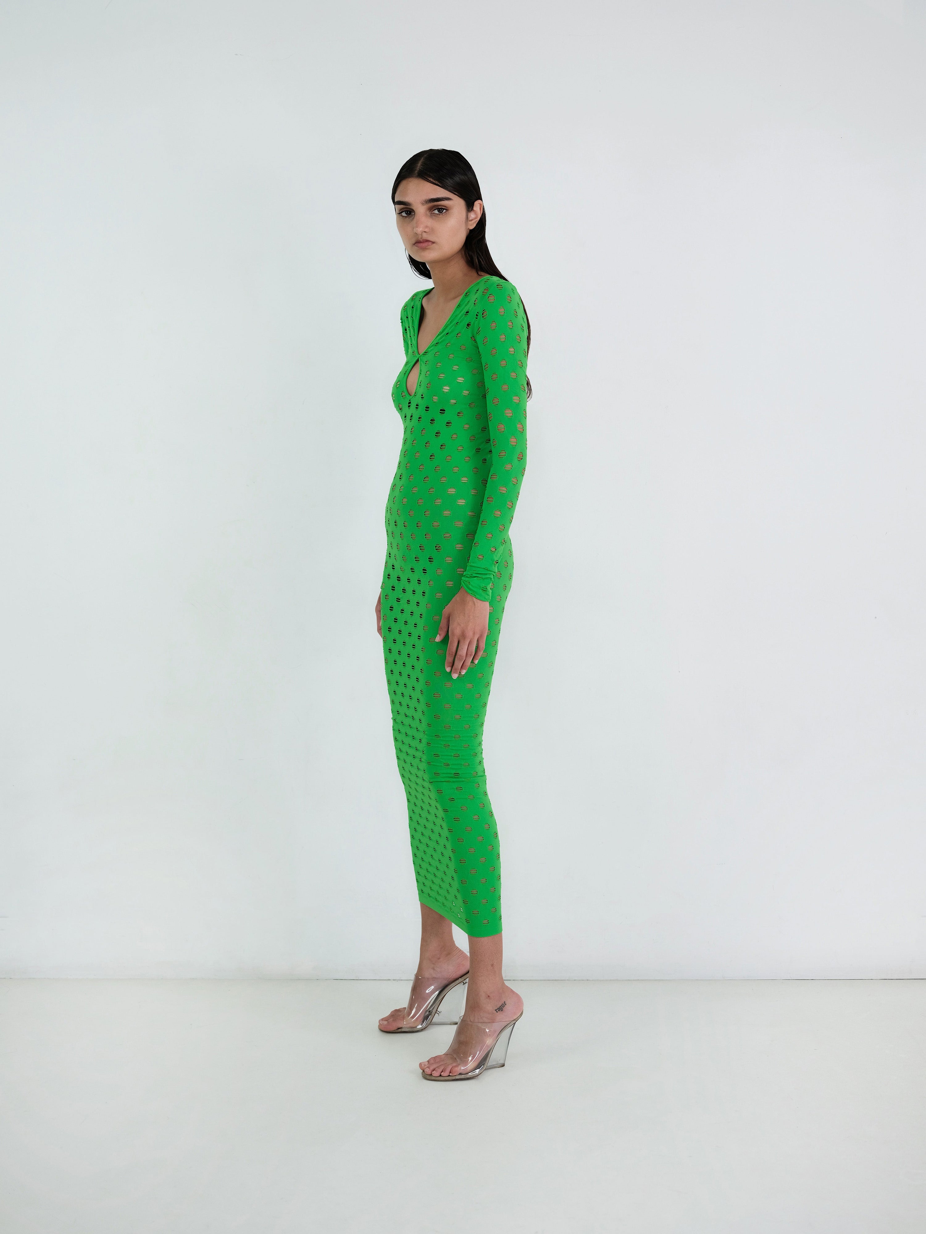 Perforated gown