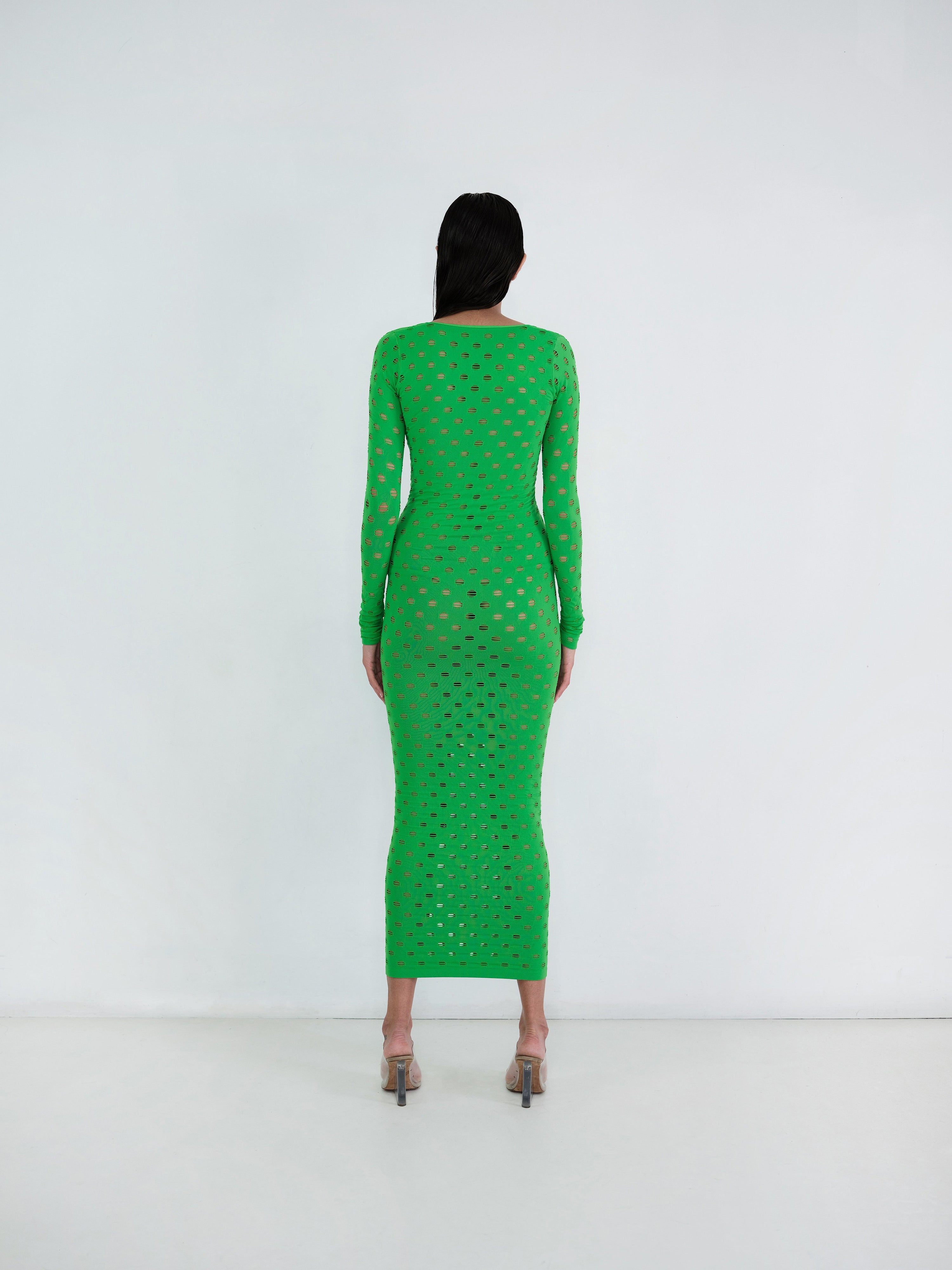 Perforated gown