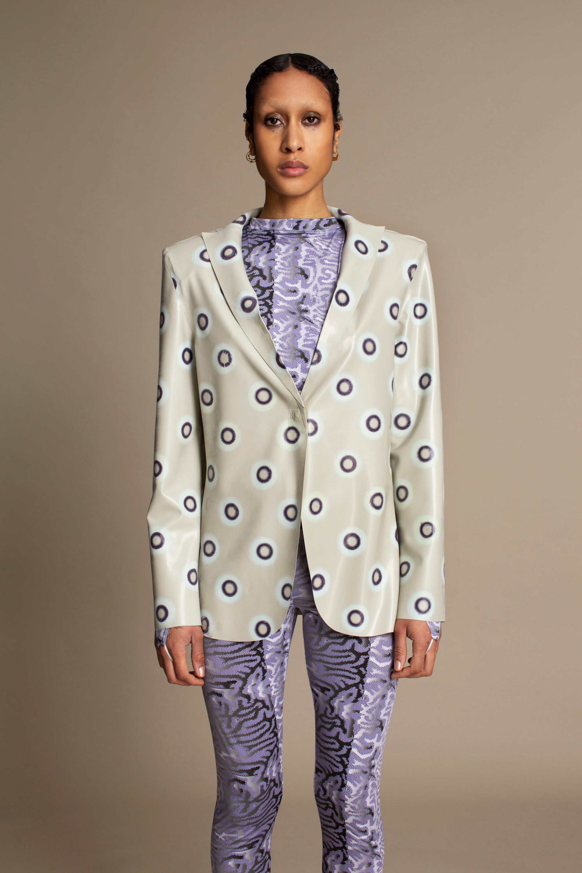 Ys605 slicker blazer
