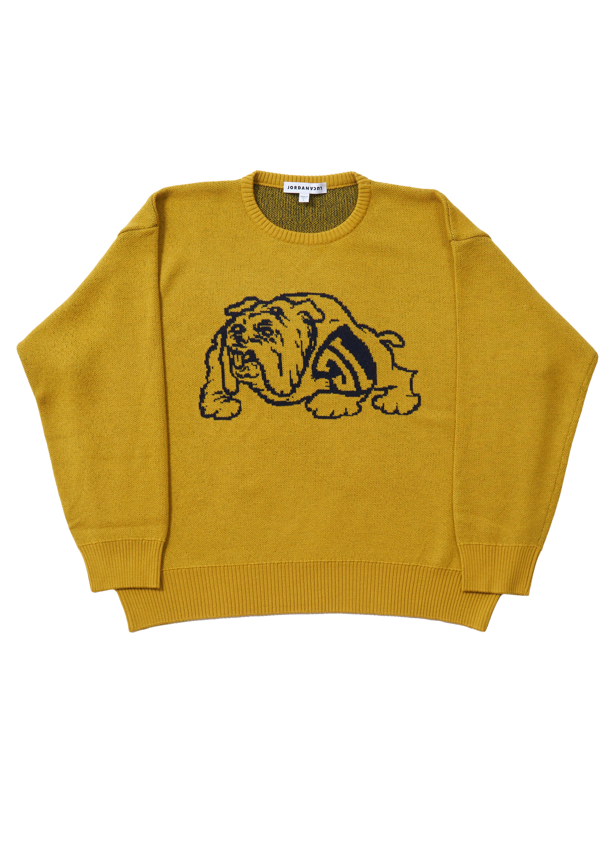 Bulldog jumper - mustard