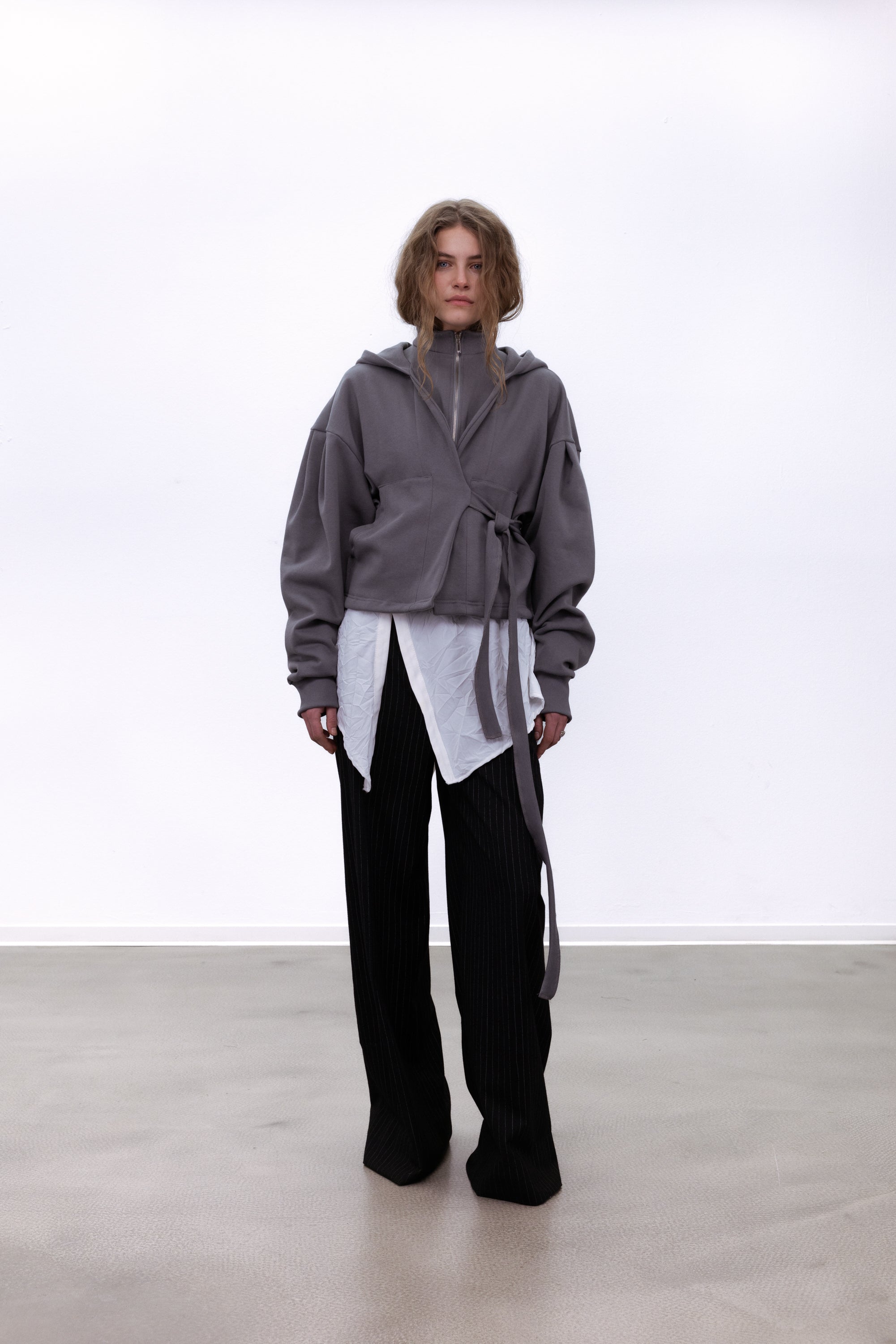 Zip jacket grey