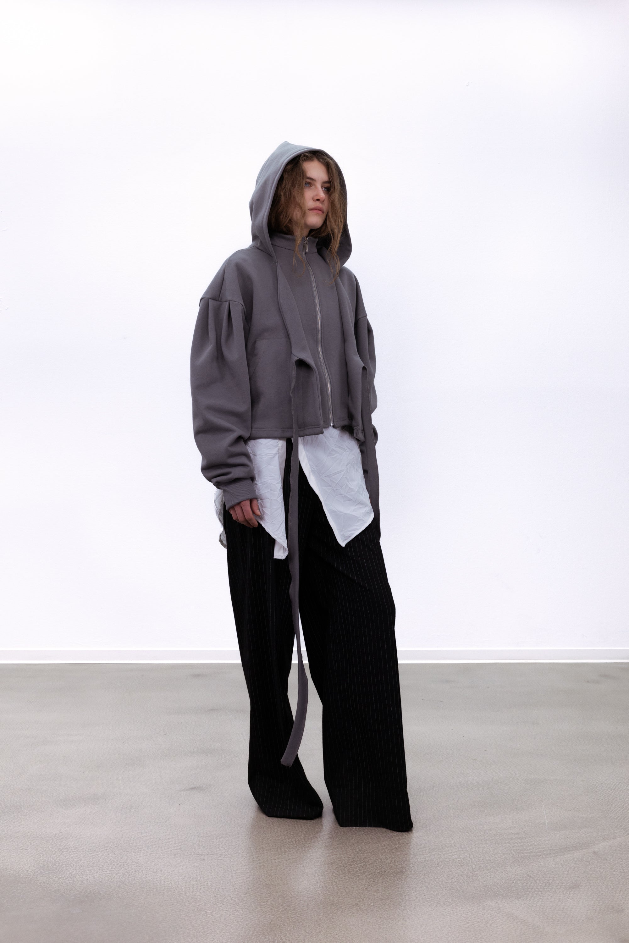 Zip jacket grey