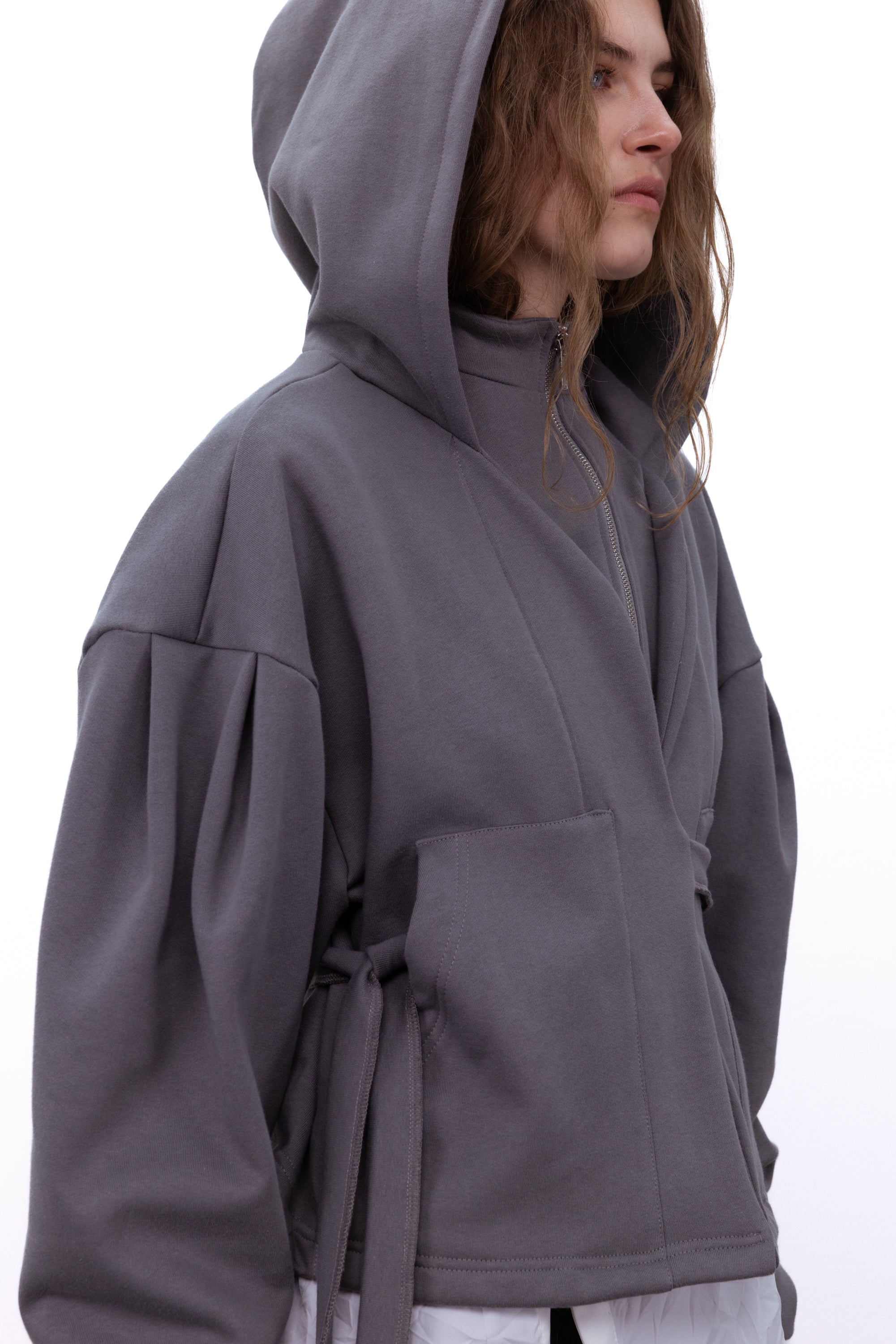 Zip jacket grey