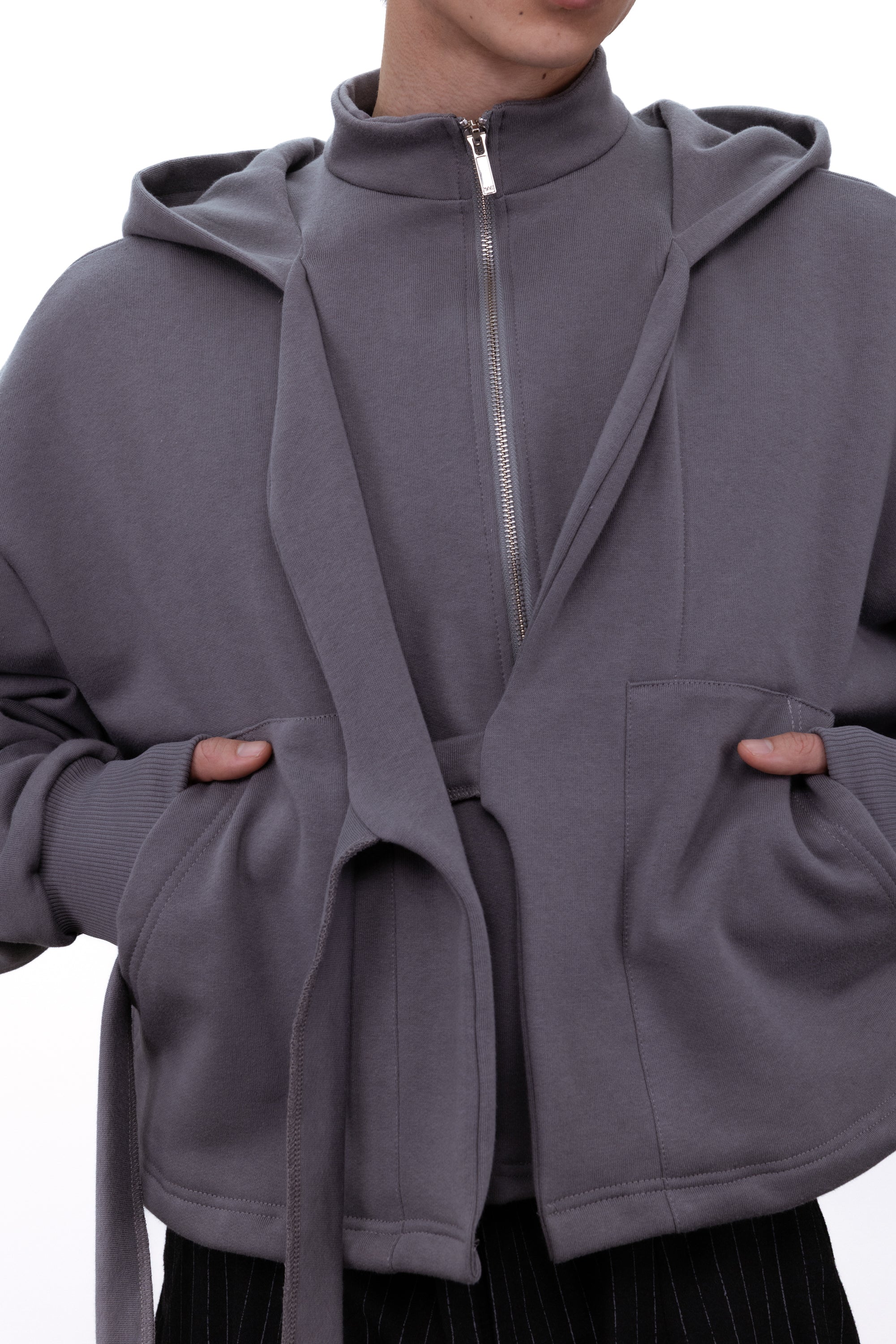 Zip jacket grey